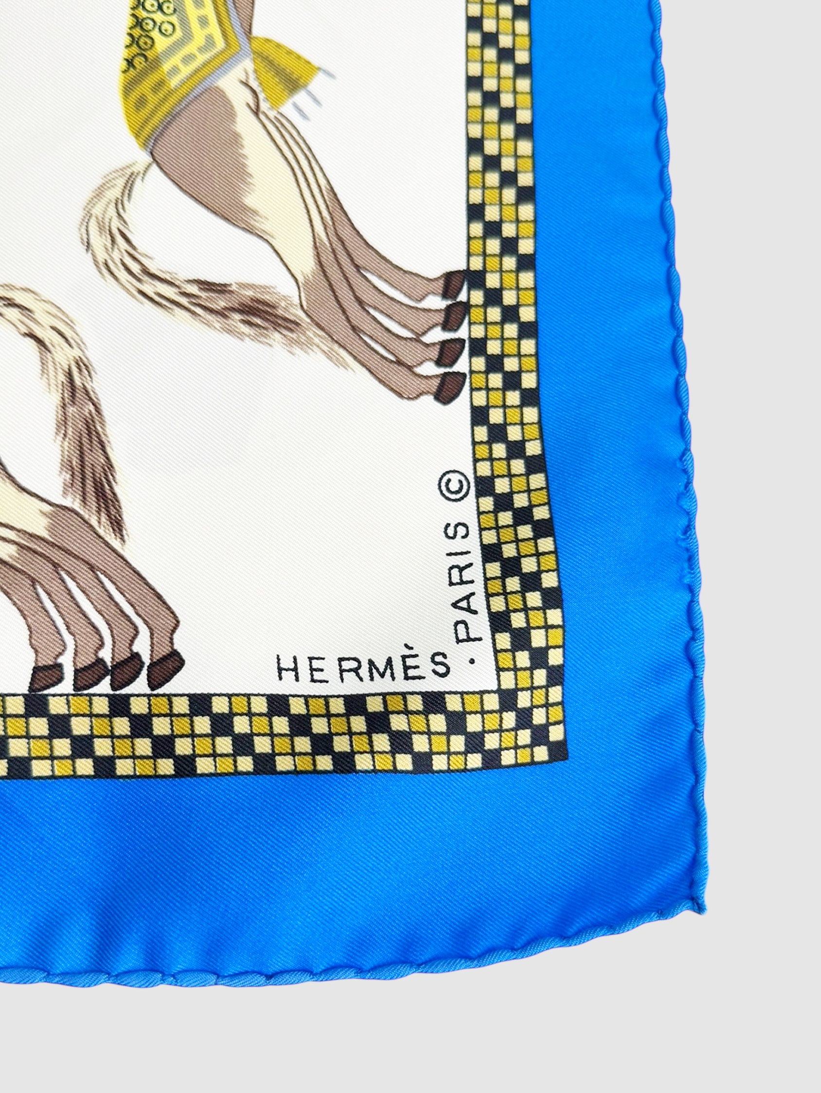 “Harnais Francais Premier Empire” Silk Scarf