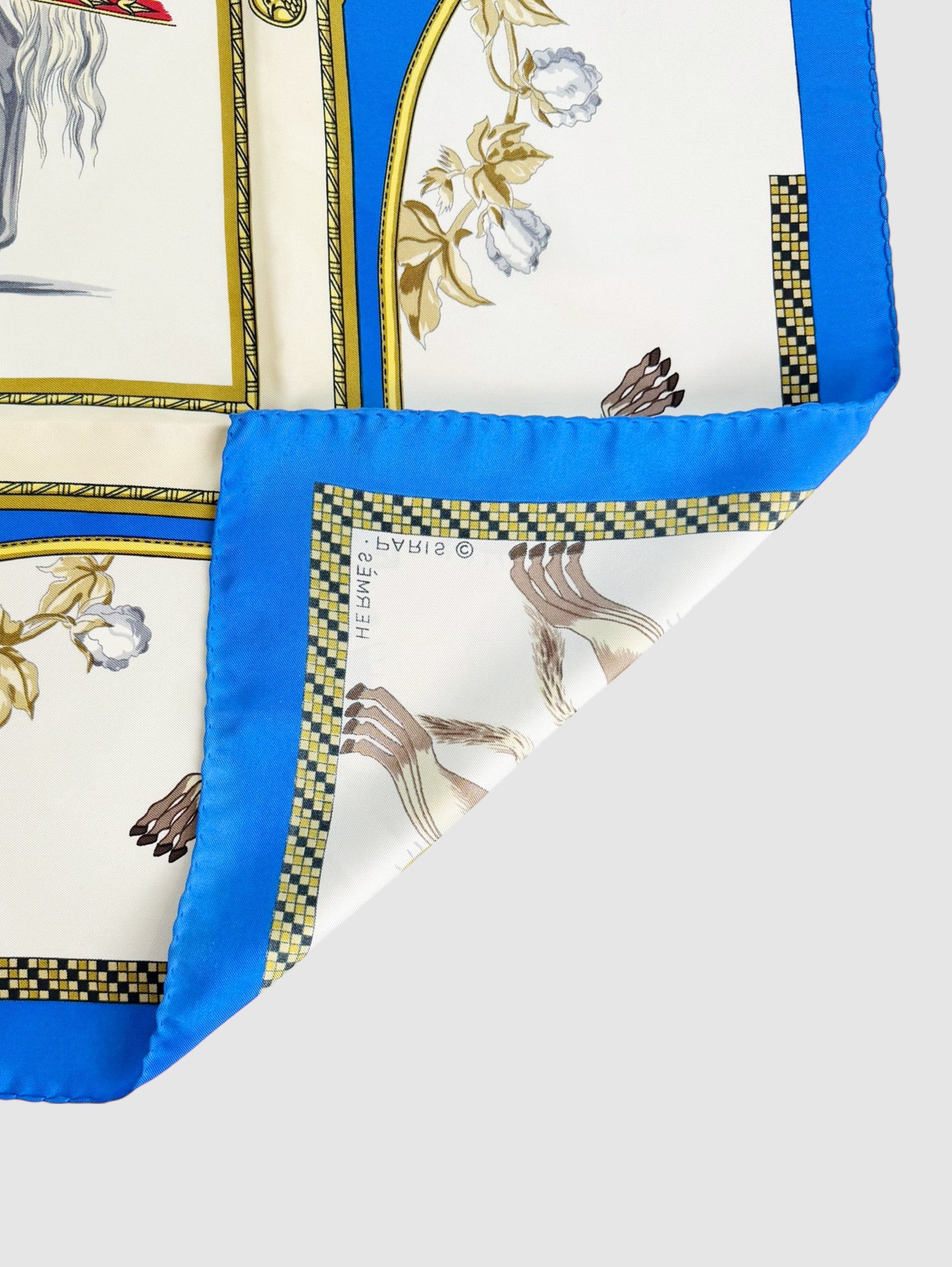 “Harnais Francais Premier Empire” Silk Scarf