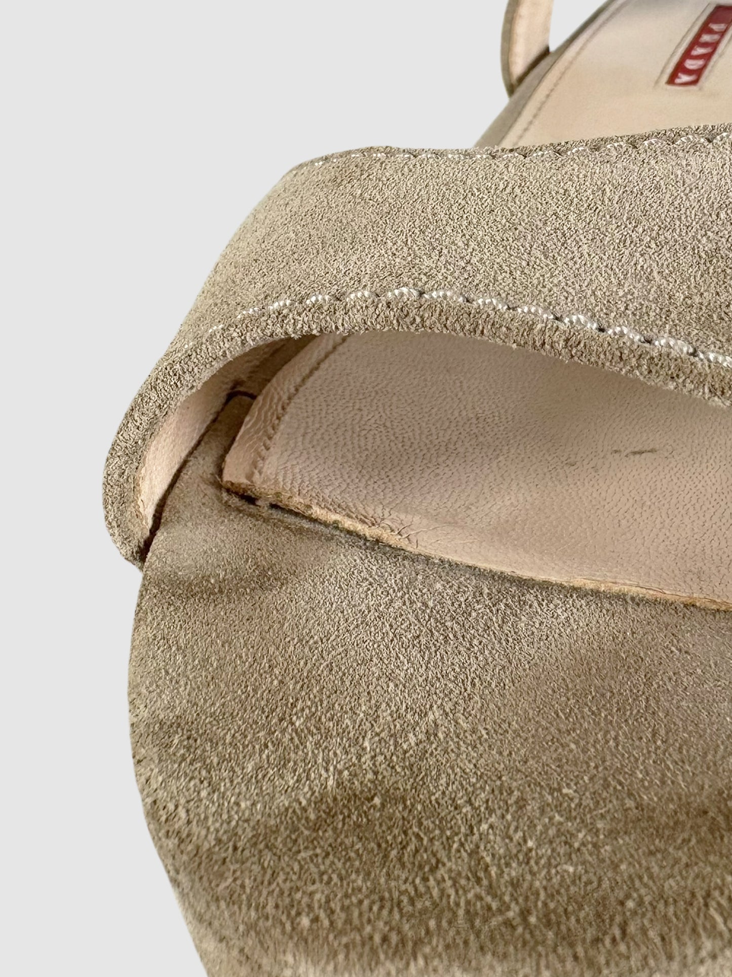 Suede Flatform Sandals