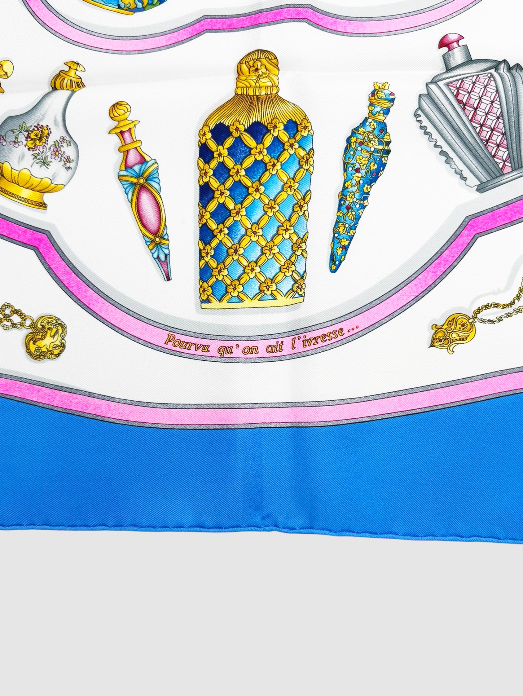 “Qu’importe Le Flacon” Silk Scarf