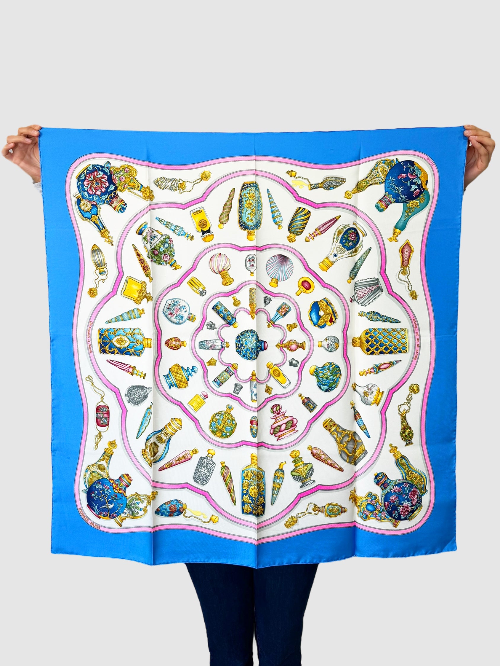 “Qu’importe Le Flacon” Silk Scarf