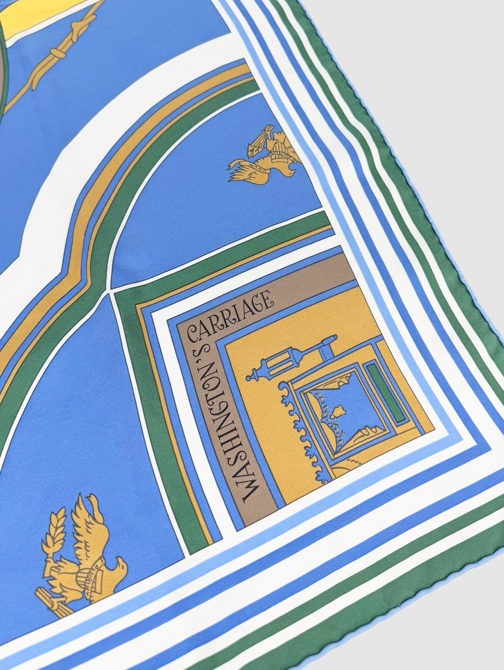 “Washington’s Carriage” Silk Scarf
