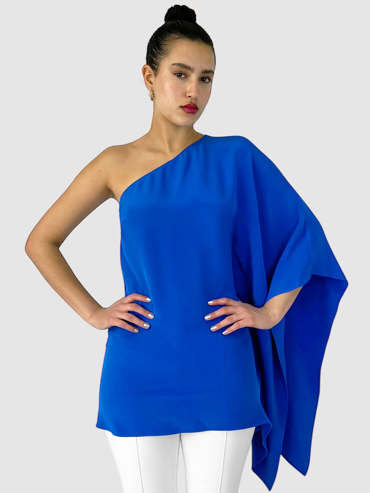 Silk Draped Top - Size 2