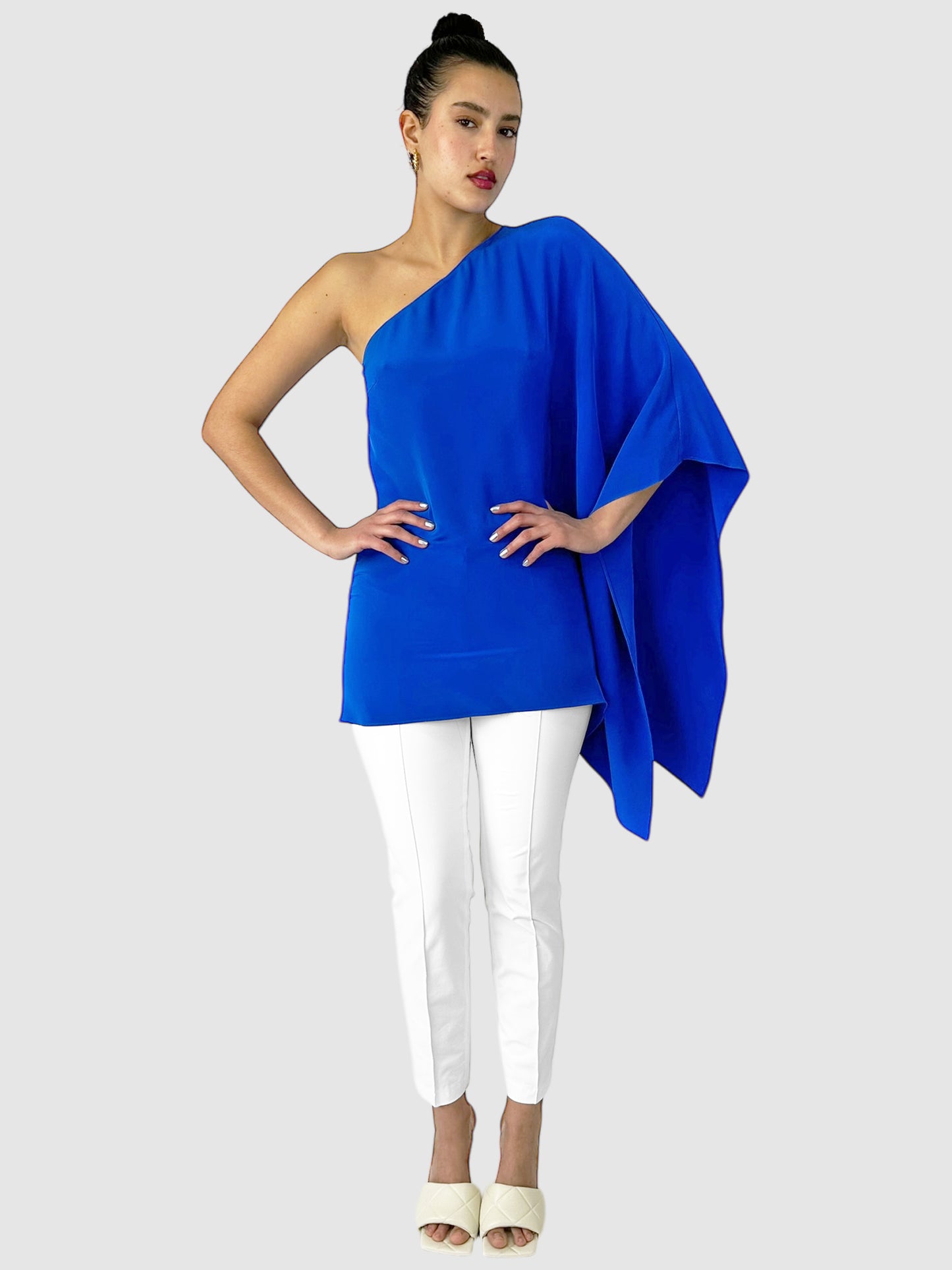 Silk Draped Top - Size 2