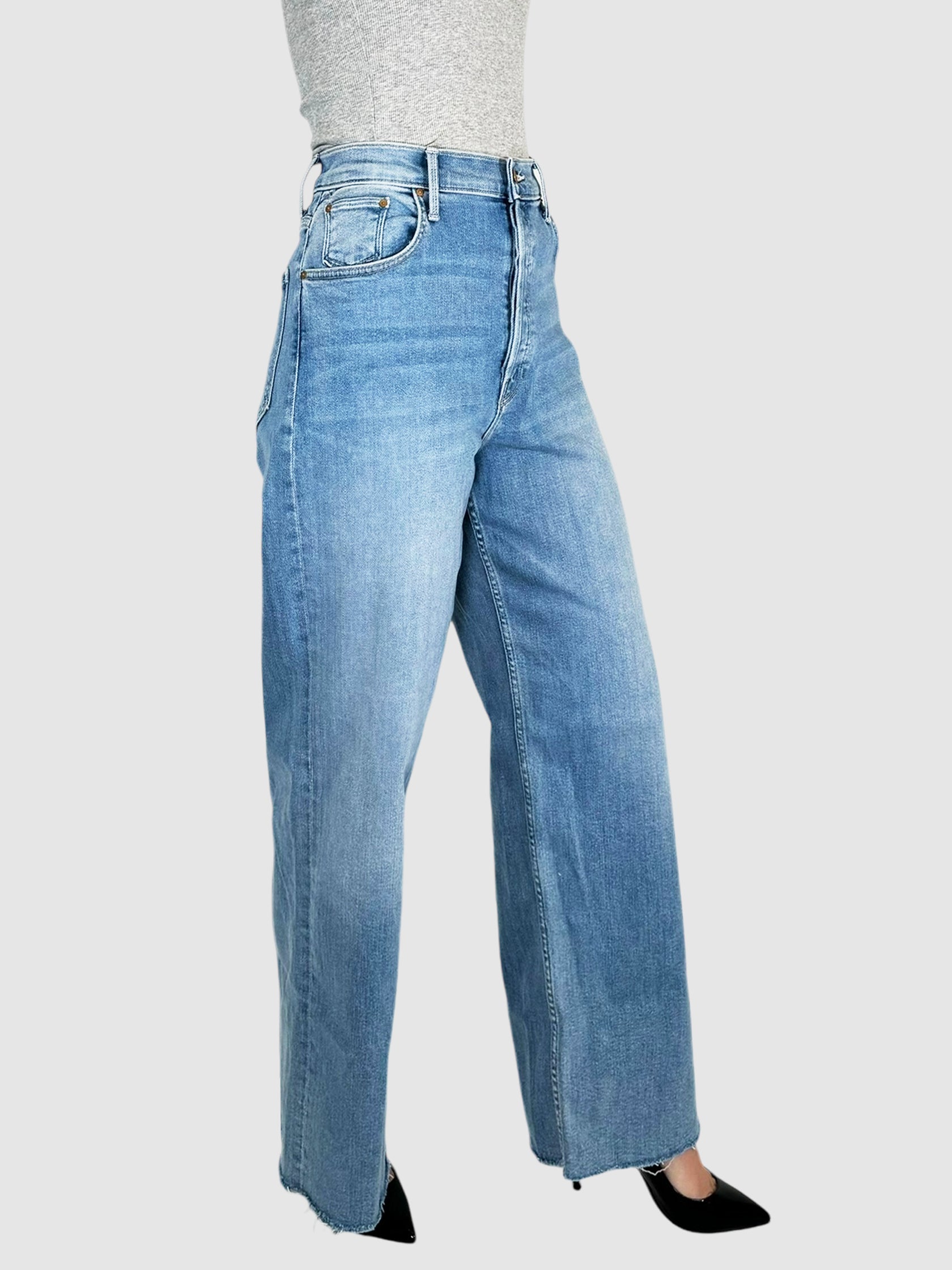 Spinner Ankle Fray Jeans - Size 28