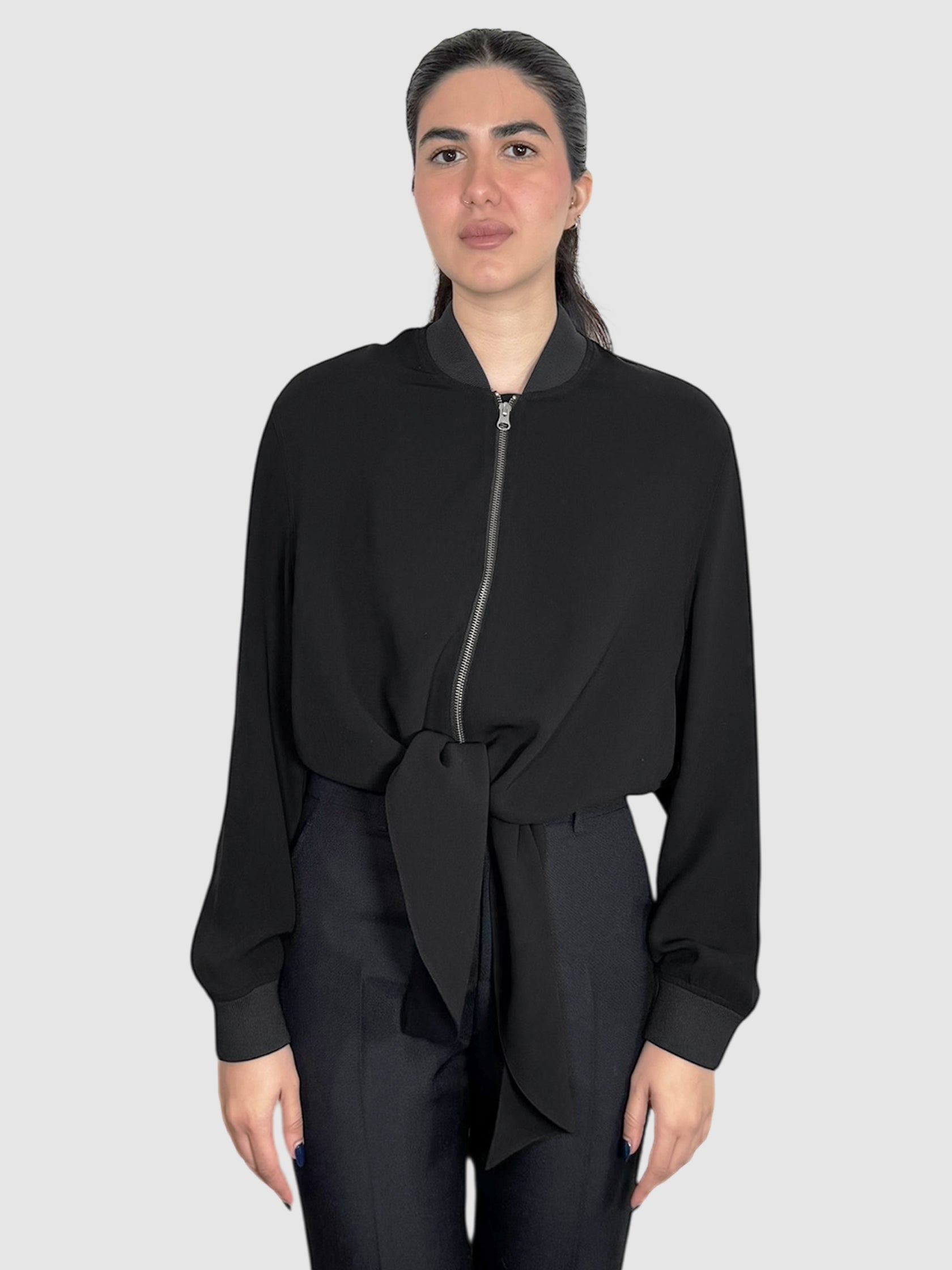 Front Tie Bomber Jacket