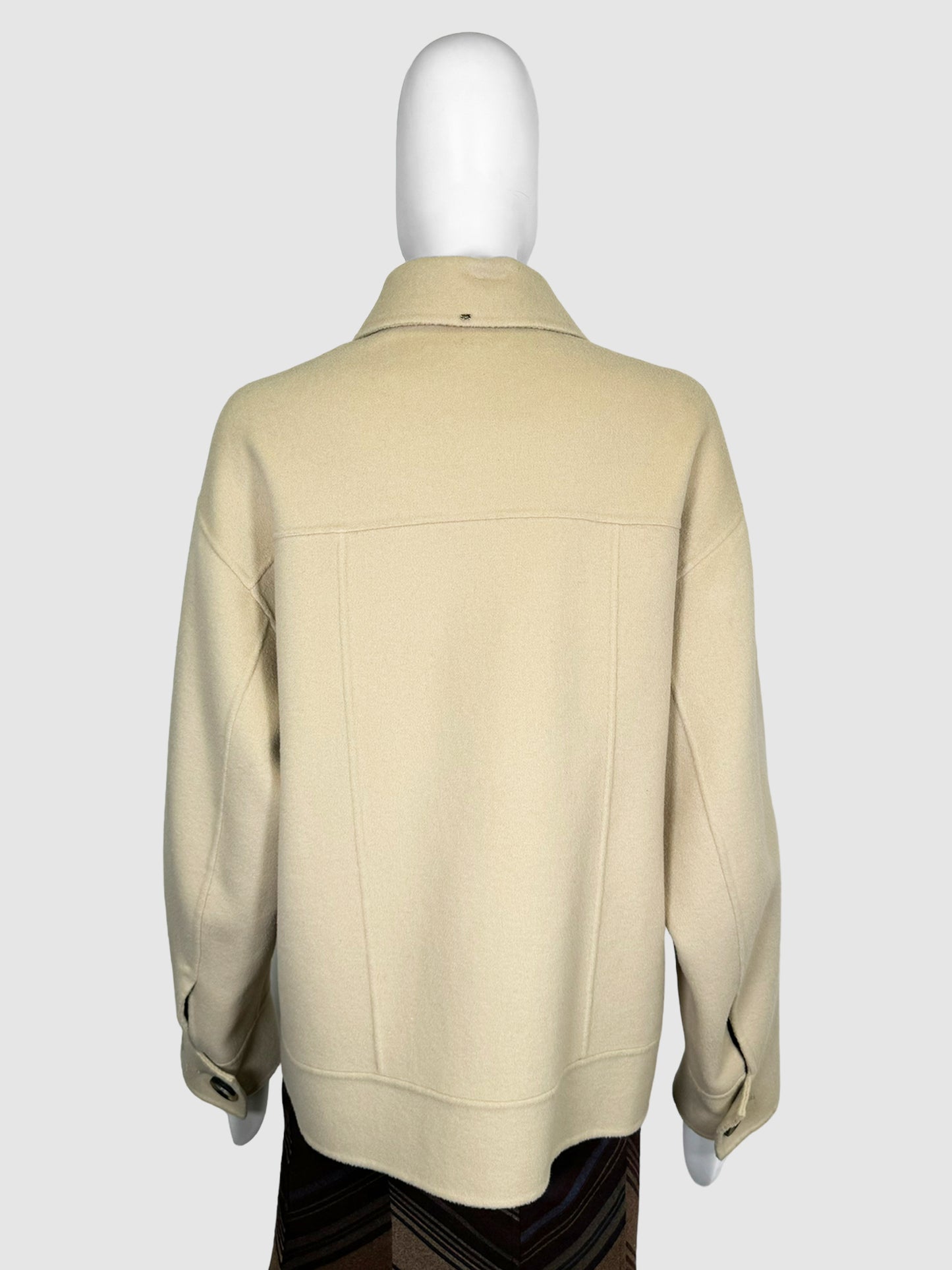 Wool Zip-Up Jacket - Size 0