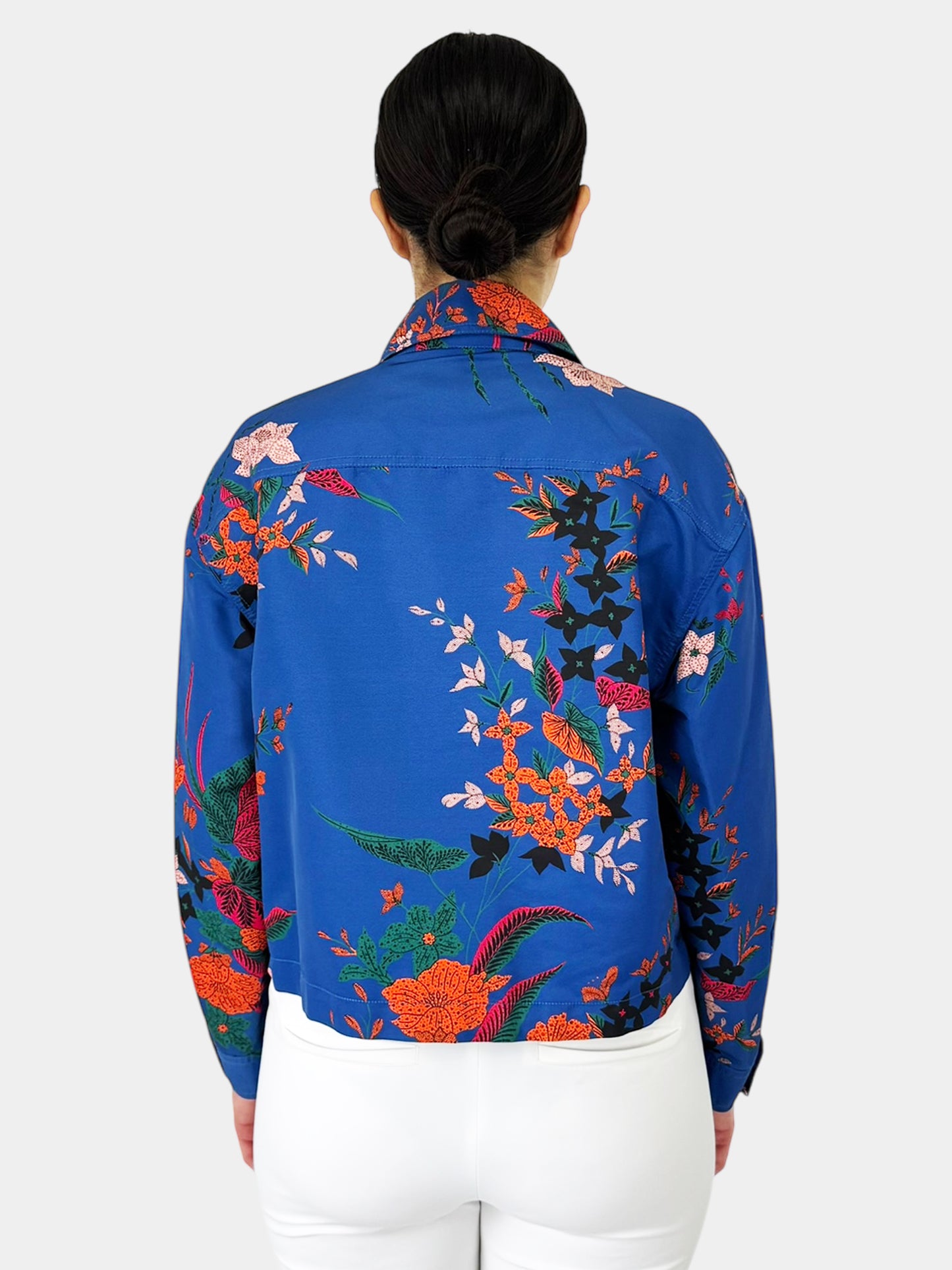 Floral Bomber Jacket - Size M