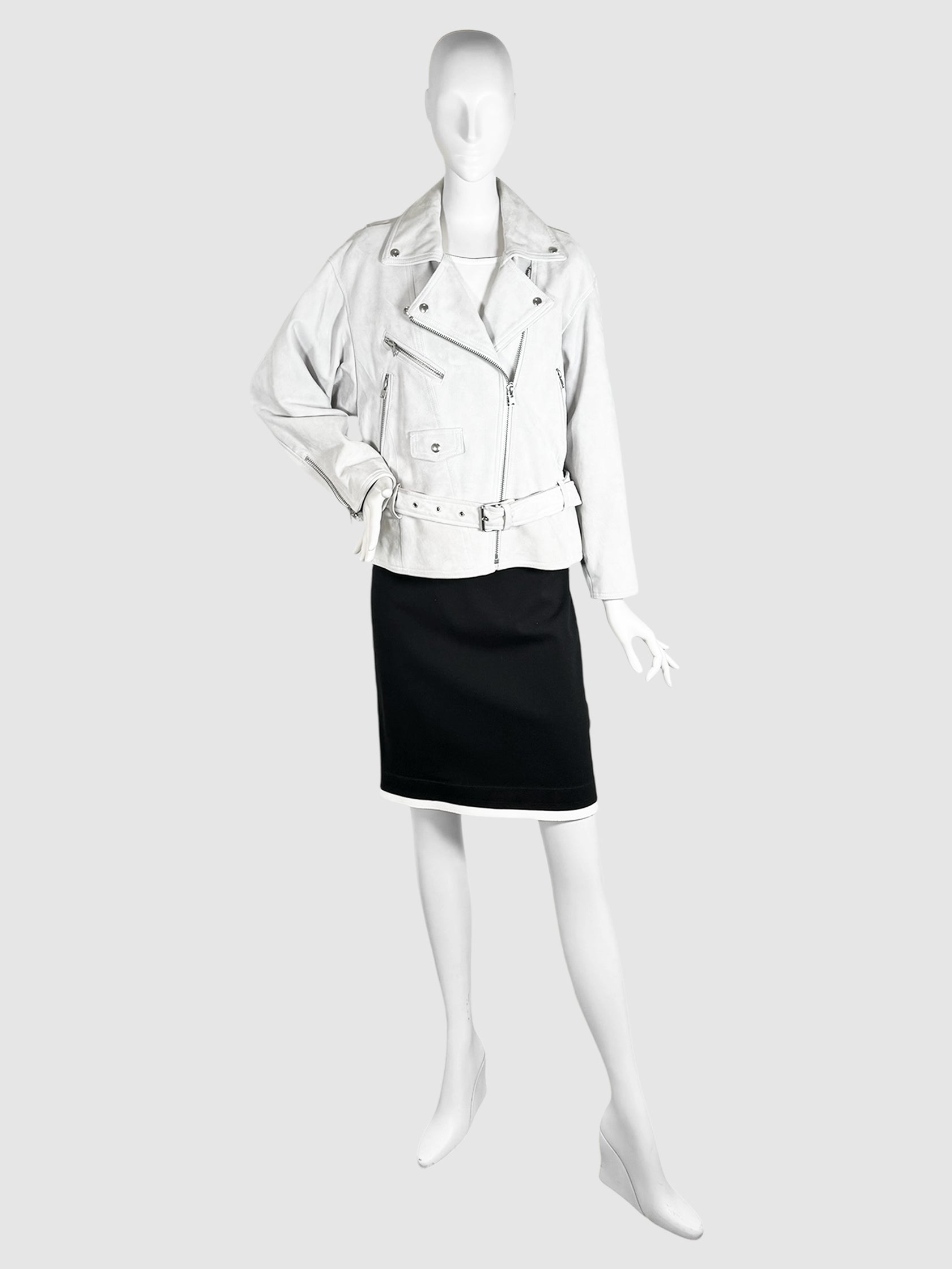 Tigao Suede Moto Jacket - Size 40