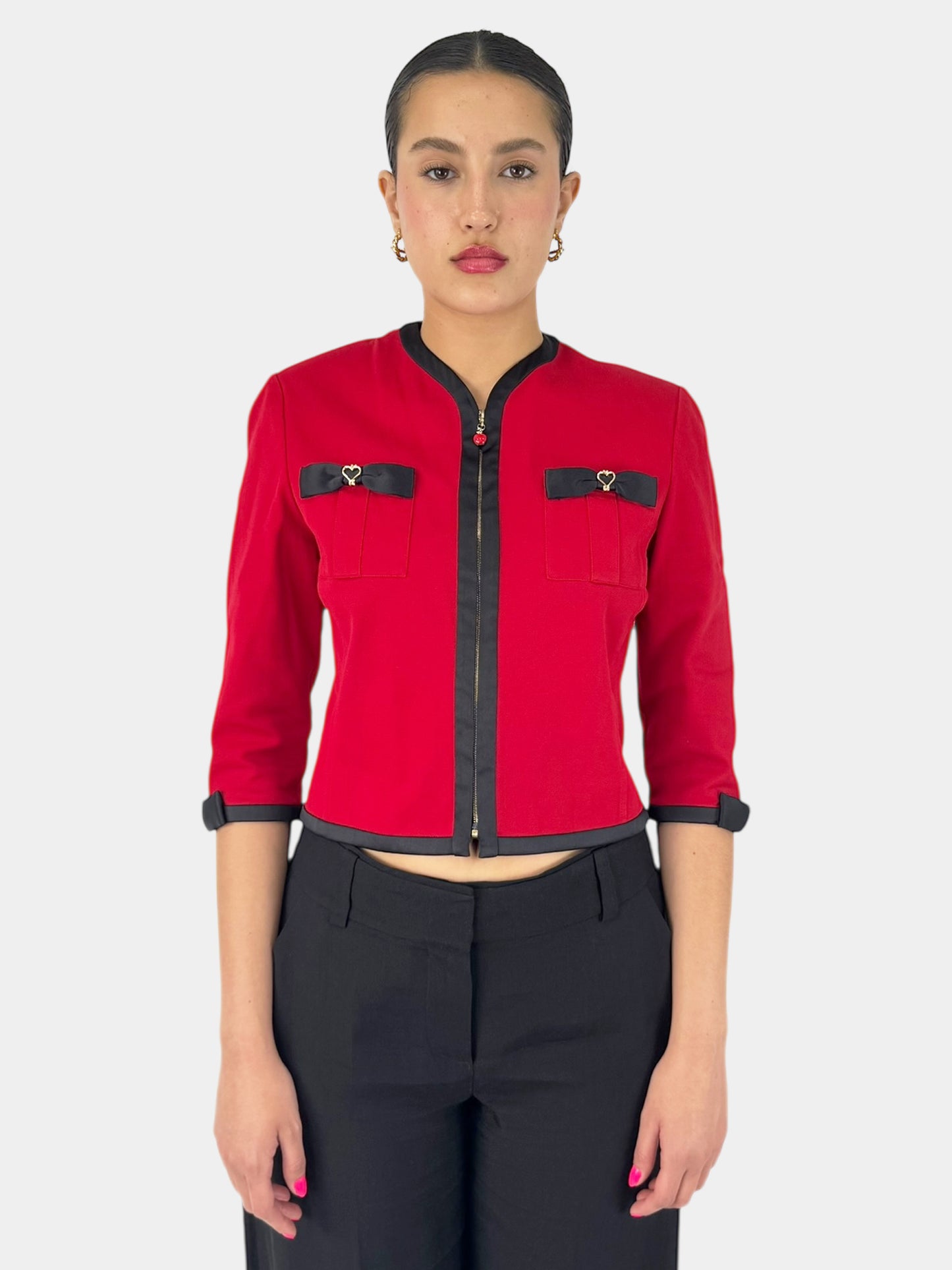 Satin Trim Jacket