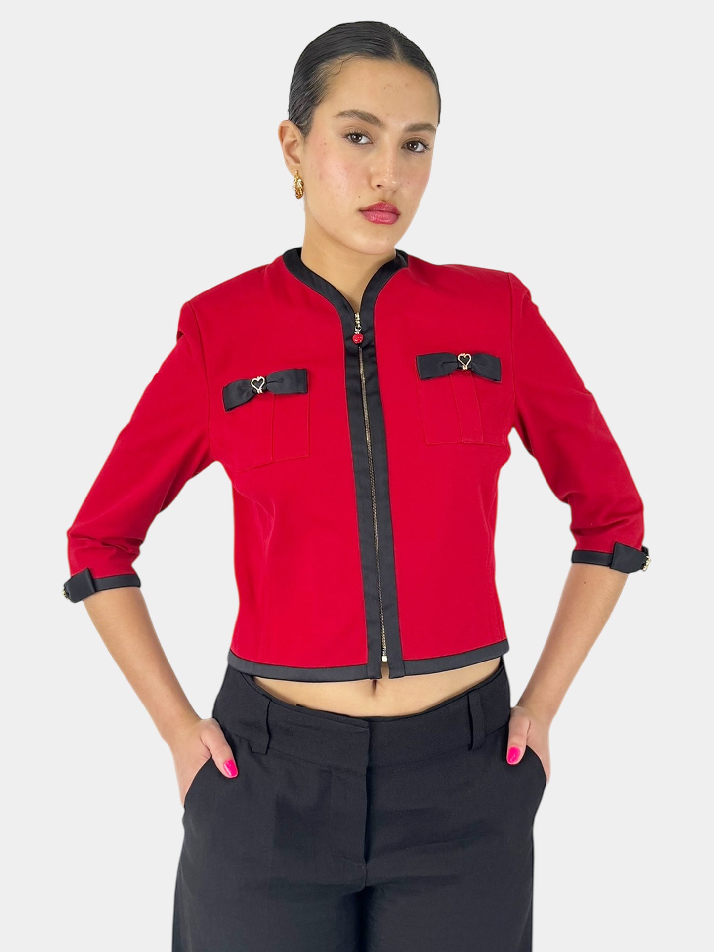 Satin Trim Jacket