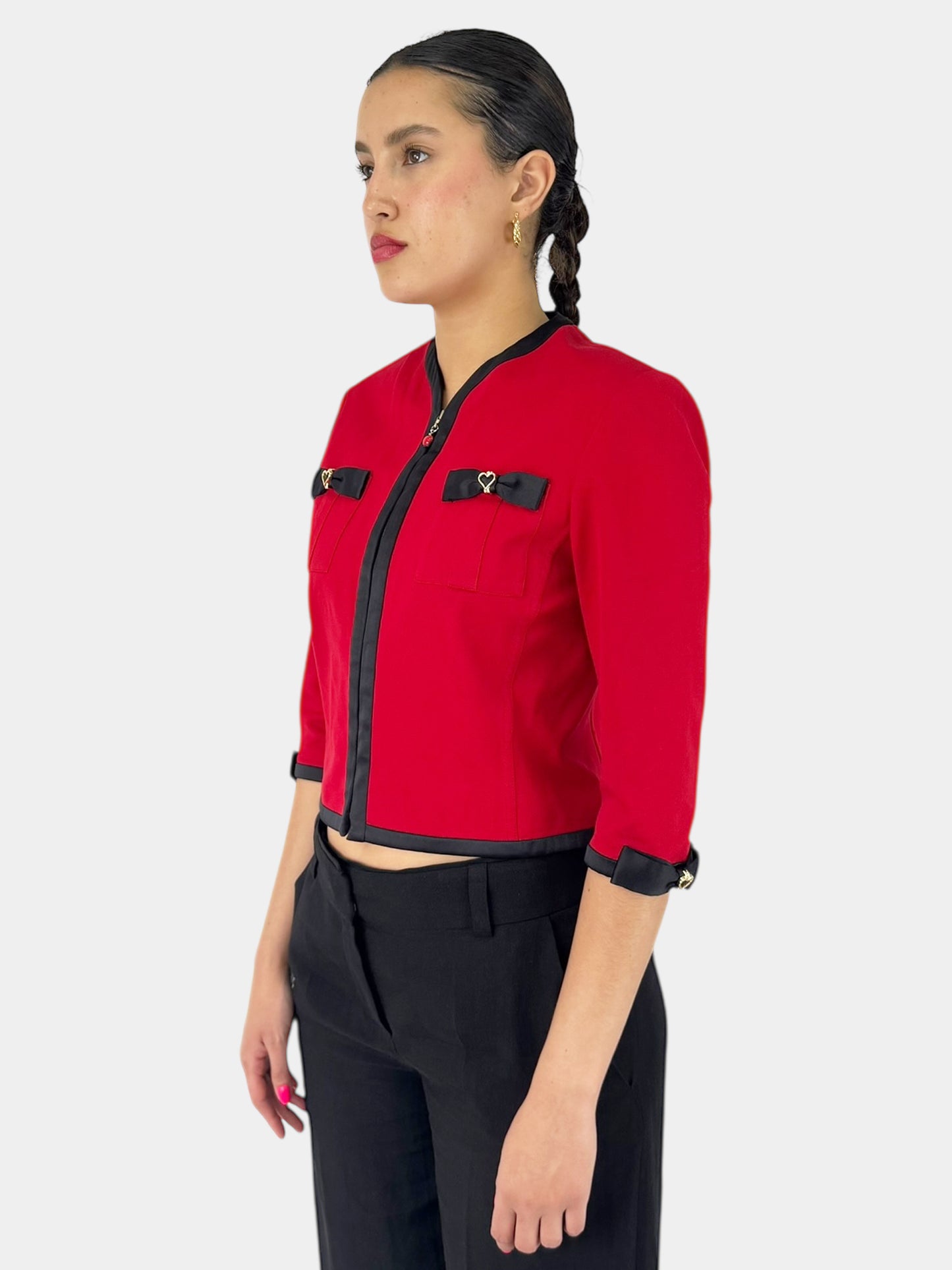 Satin Trim Jacket