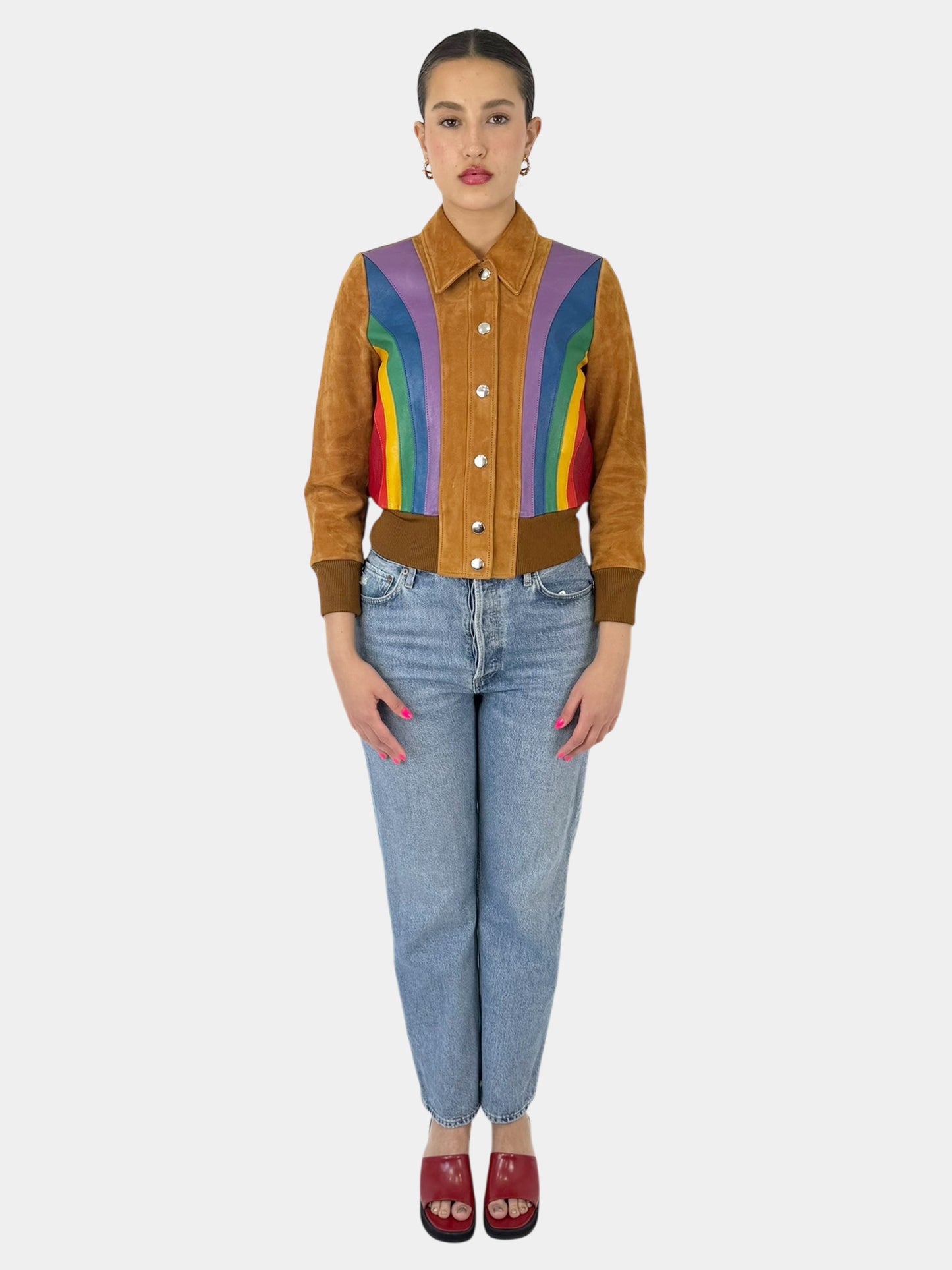Rainbow Blouson Jacket