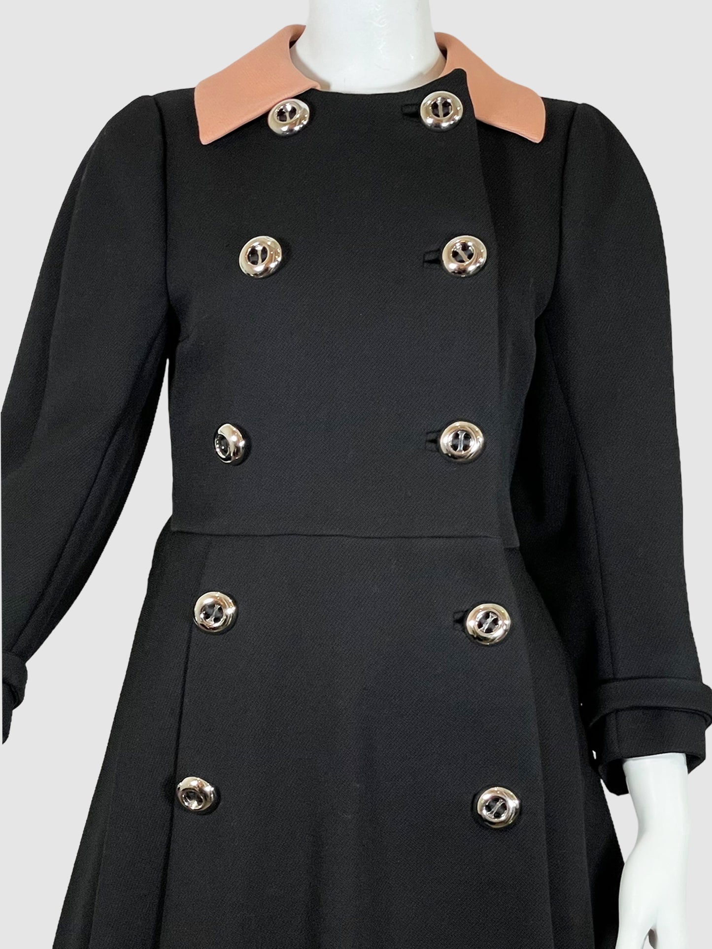 Prada Wool Double-Breasted Coat - Size 40