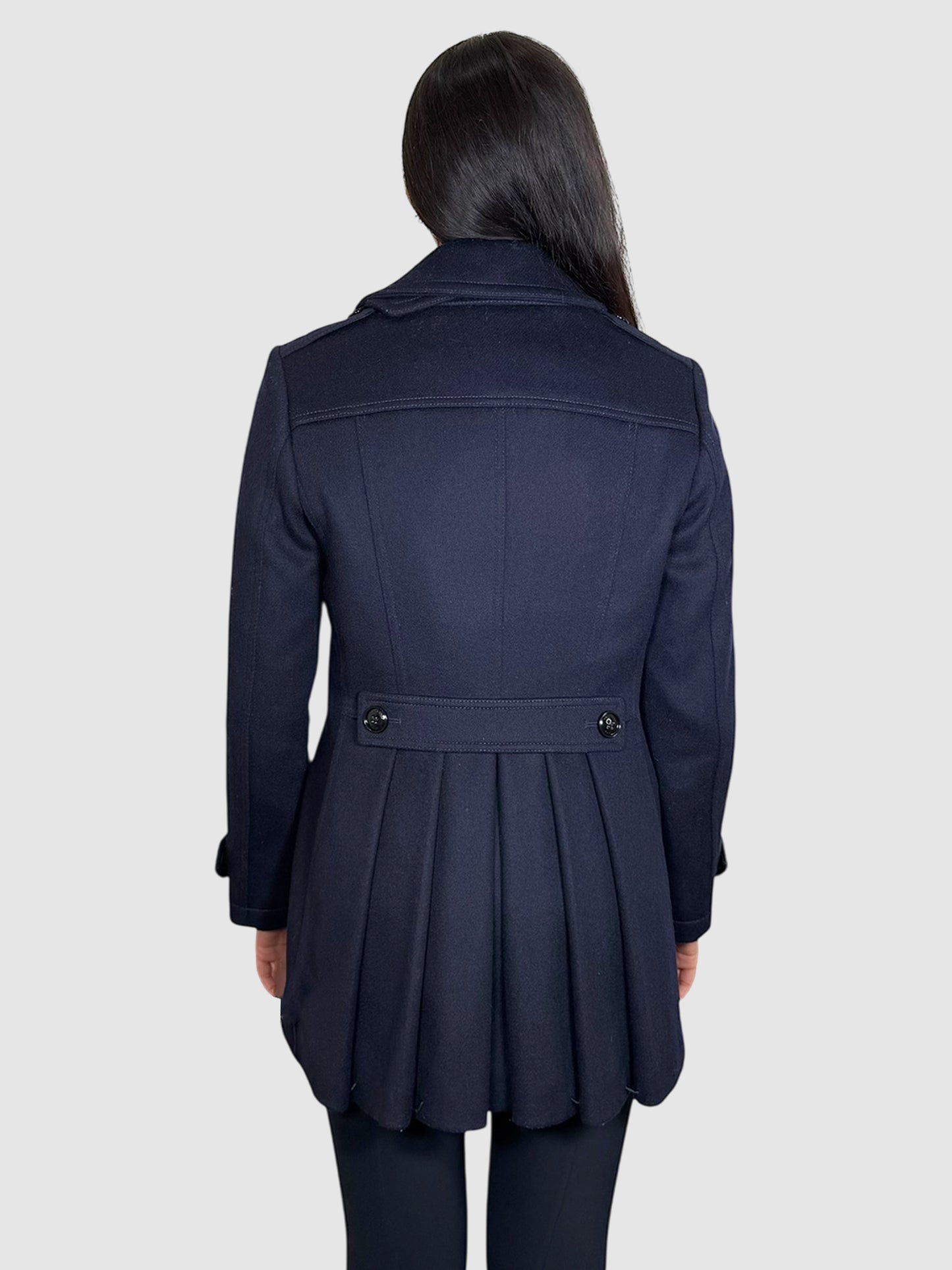 Wool Double-Breasted Coat