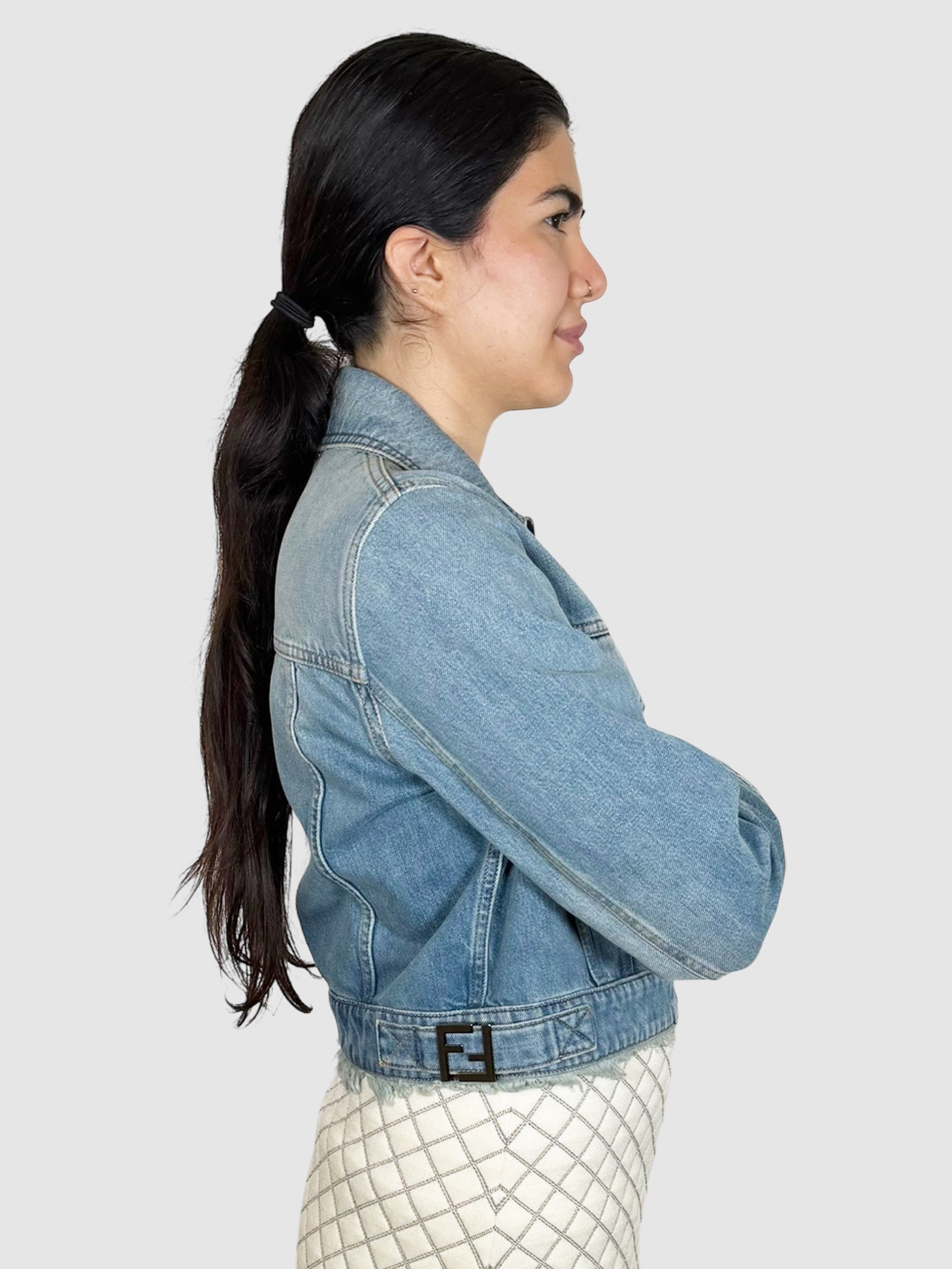 Denim Zip-Up Jacket