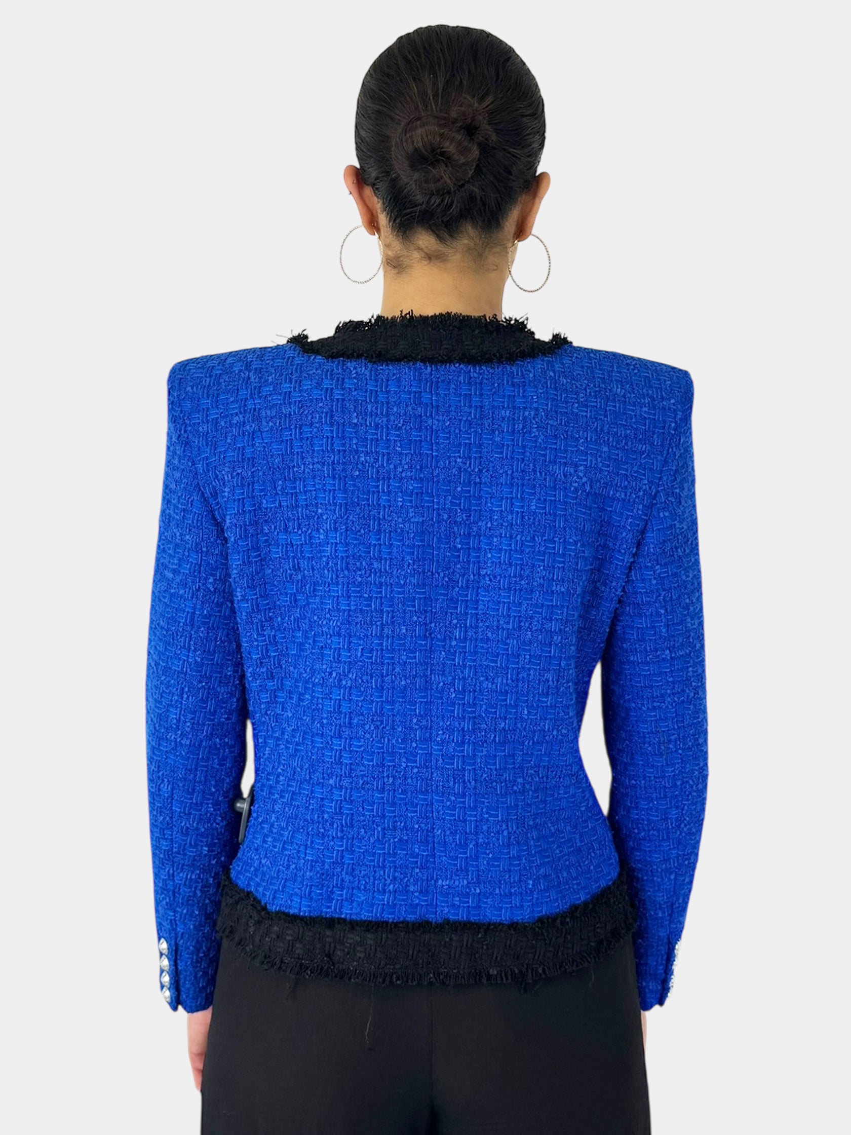 Two-Tone Tweed Jacket