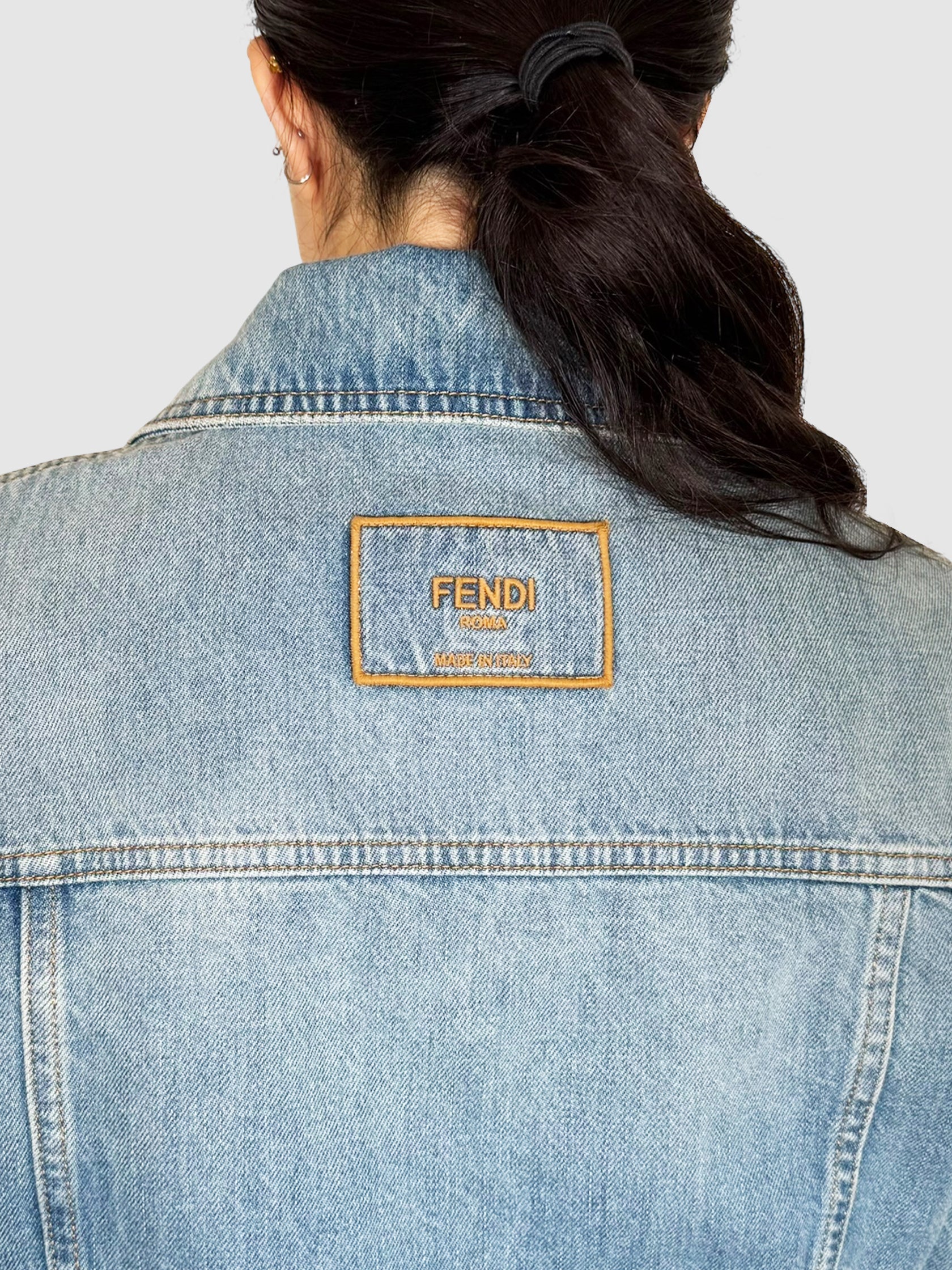 Denim Zip-Up Jacket
