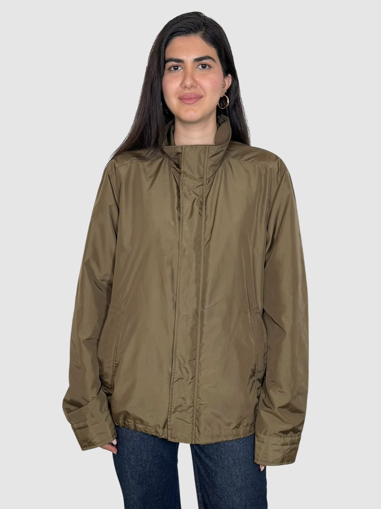 Nylon Zip-Up Jacket
