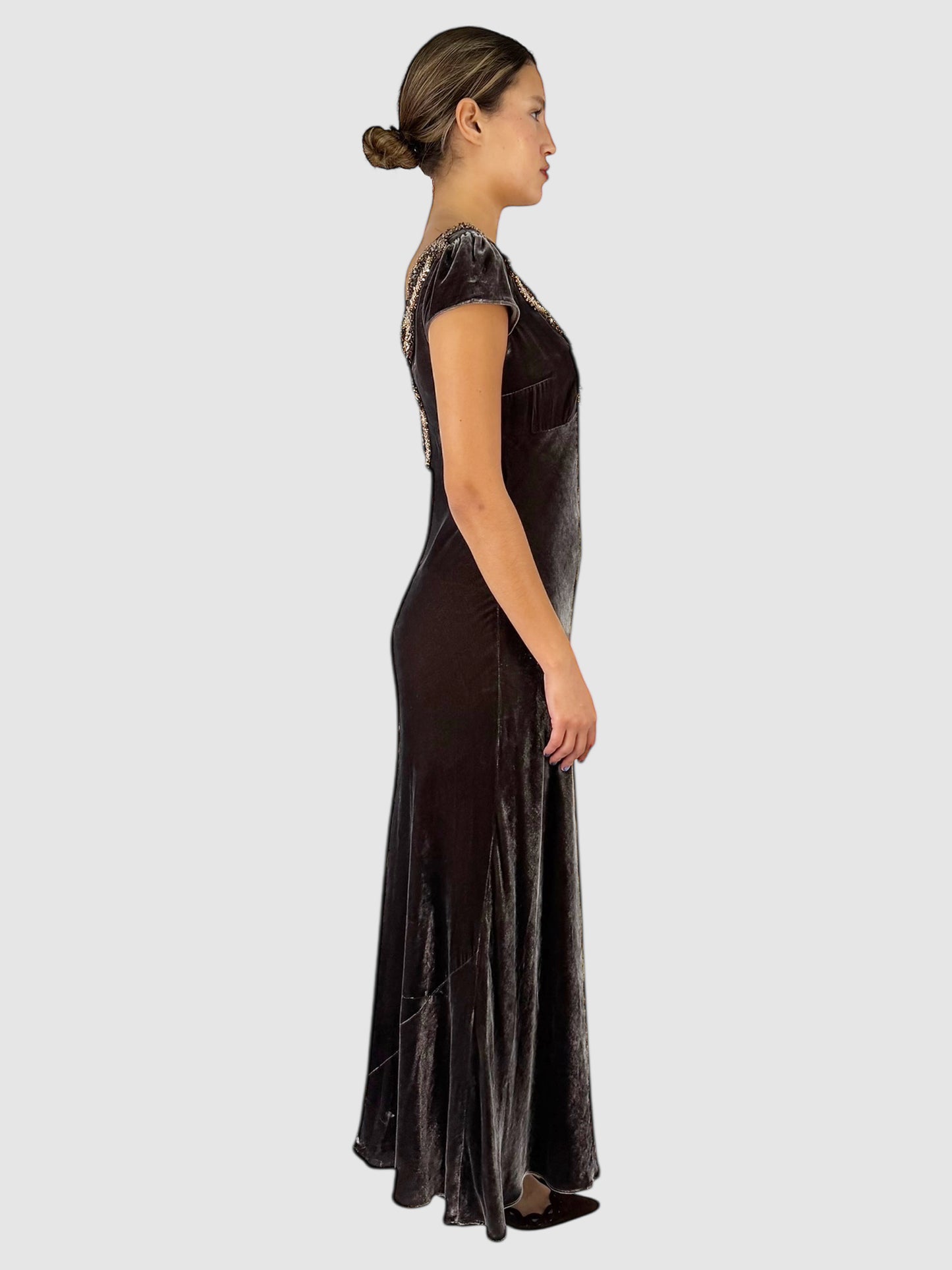 Embellished Maxi Dress