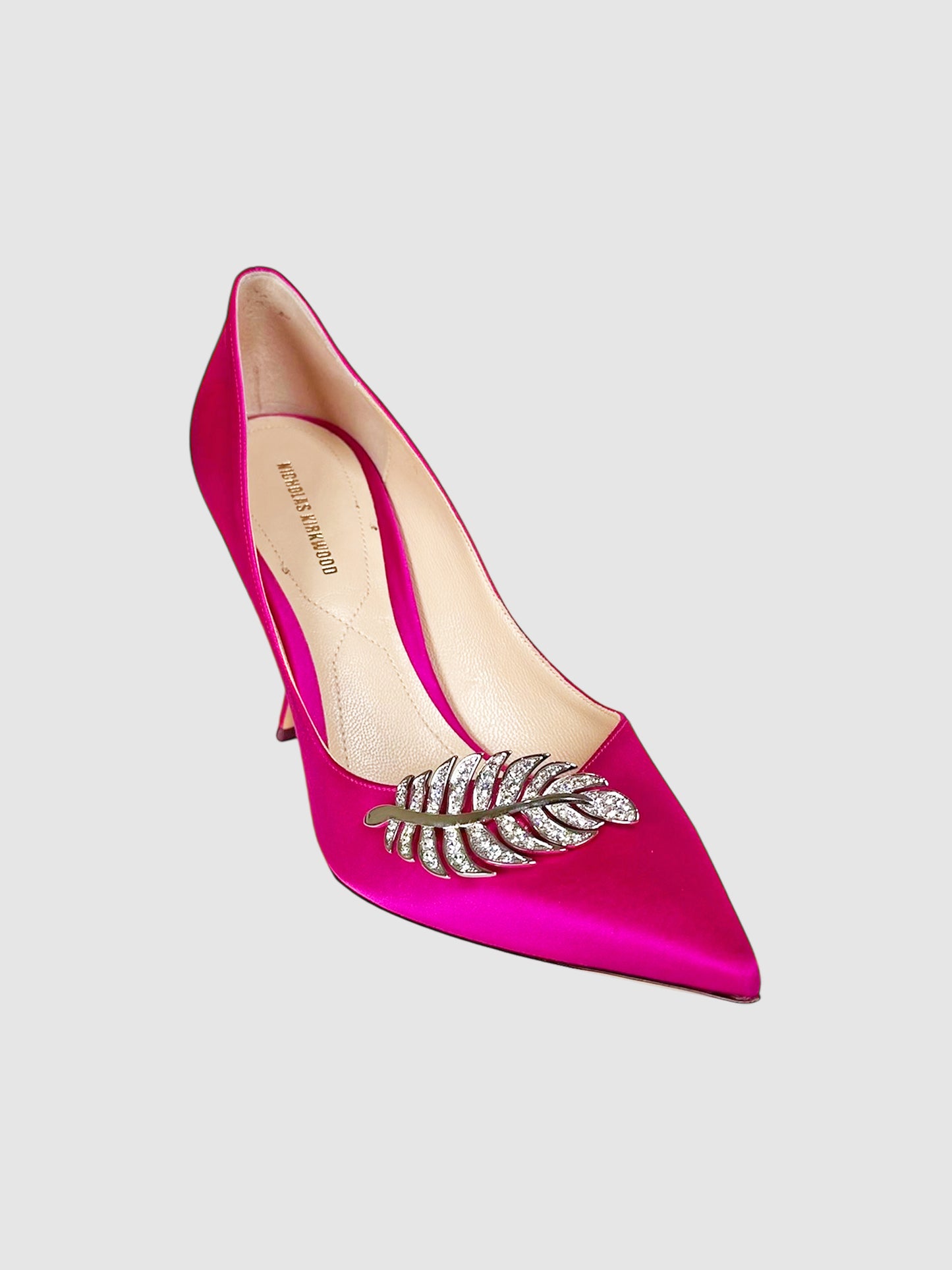 Crystal Leaf Pumps