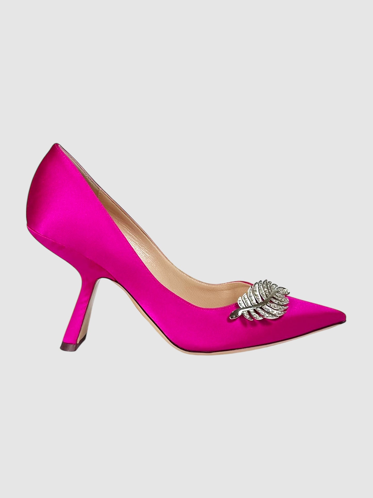 Crystal Leaf Pumps