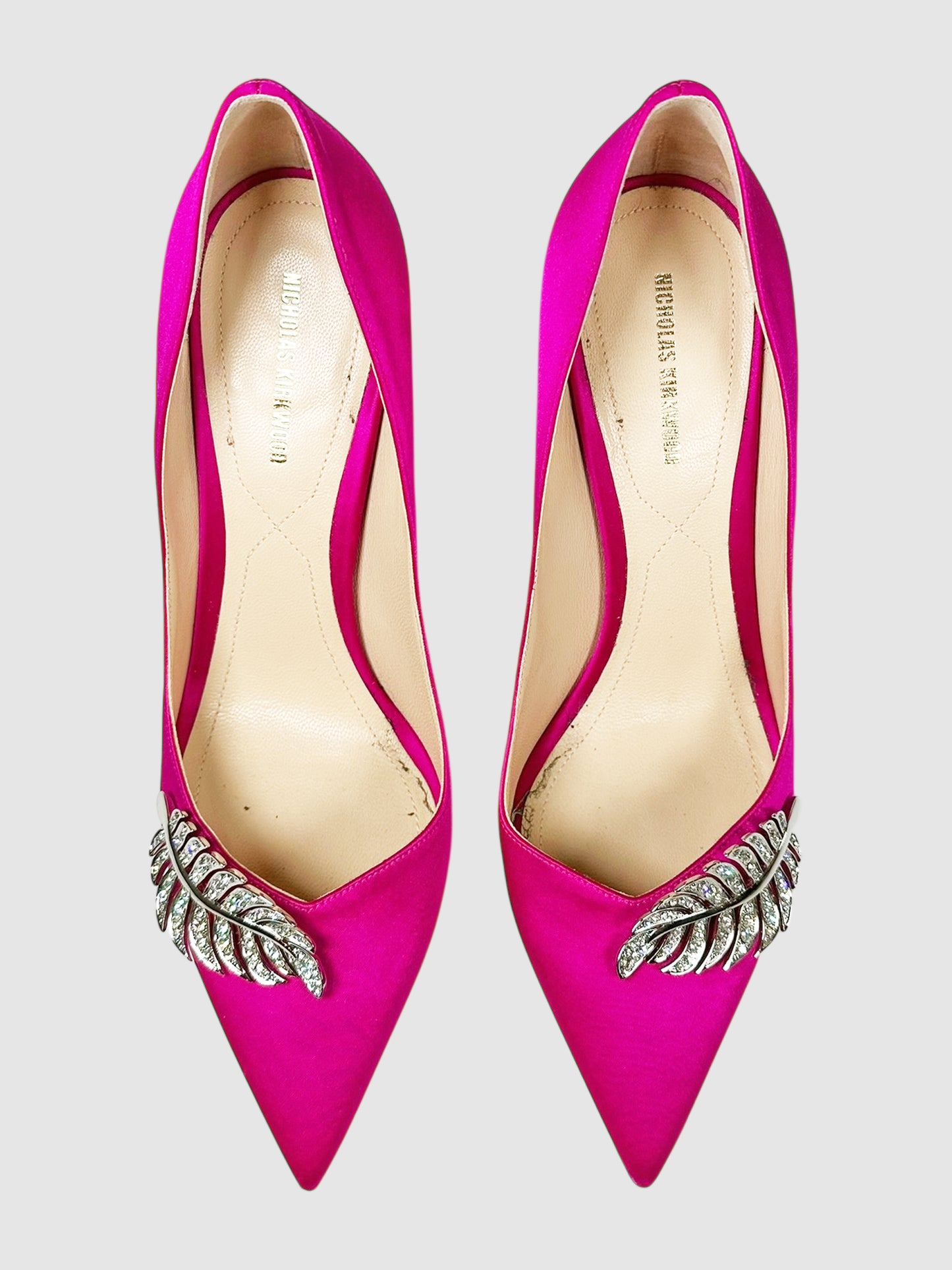 Crystal Leaf Pumps