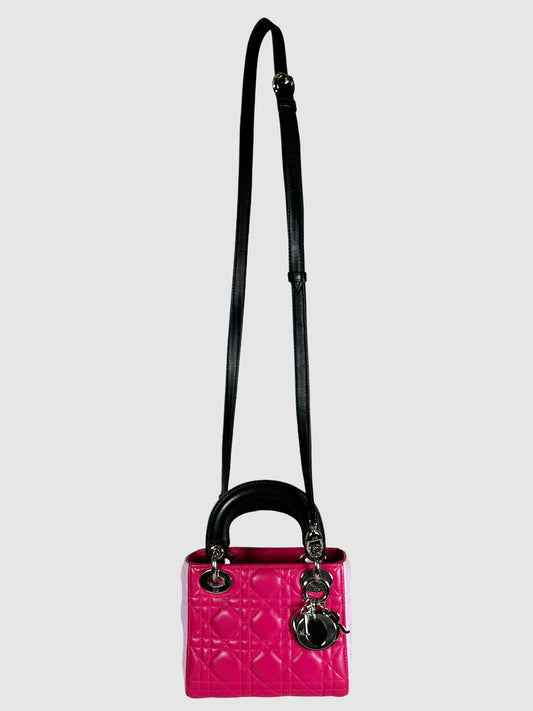 Tri Colour Small Lady Dior Bag