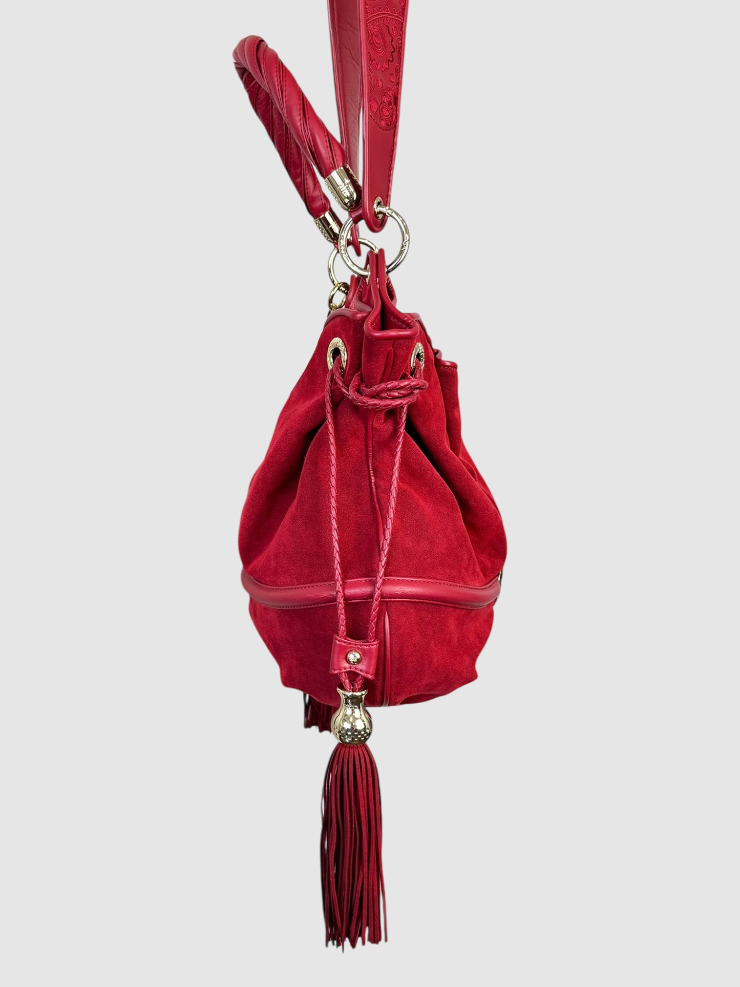 Brigitte Bardot Suede Shoulder Bag