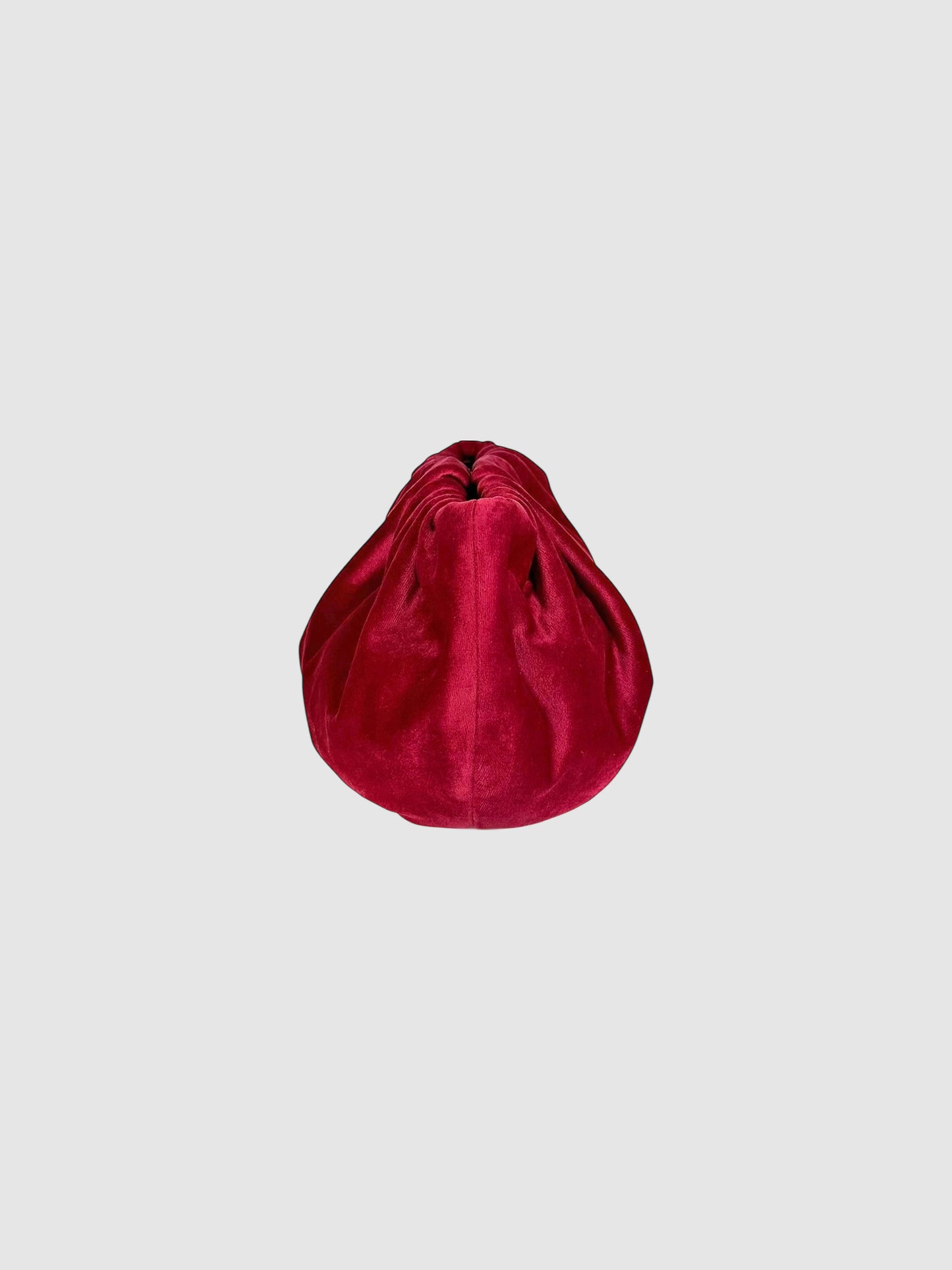 Velvet Pleated Clutch