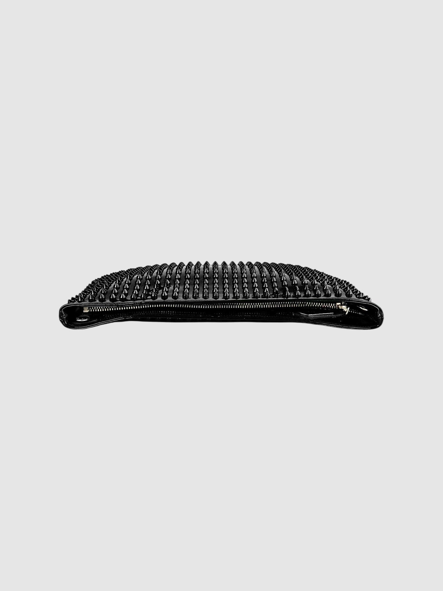 Loubiposh Spiked Chain Strap Clutch