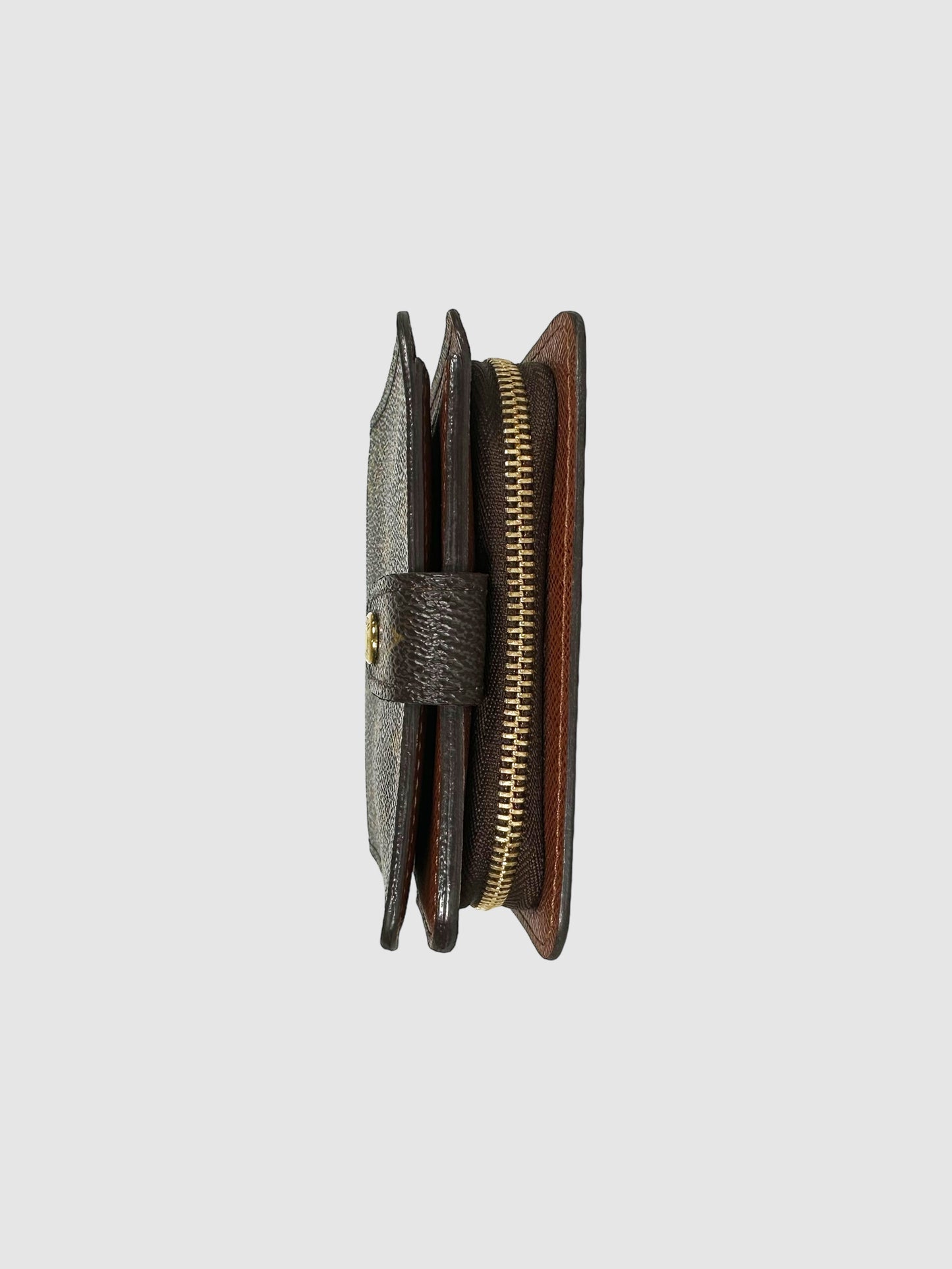 Monogram Compact Bifold Zip Wallet