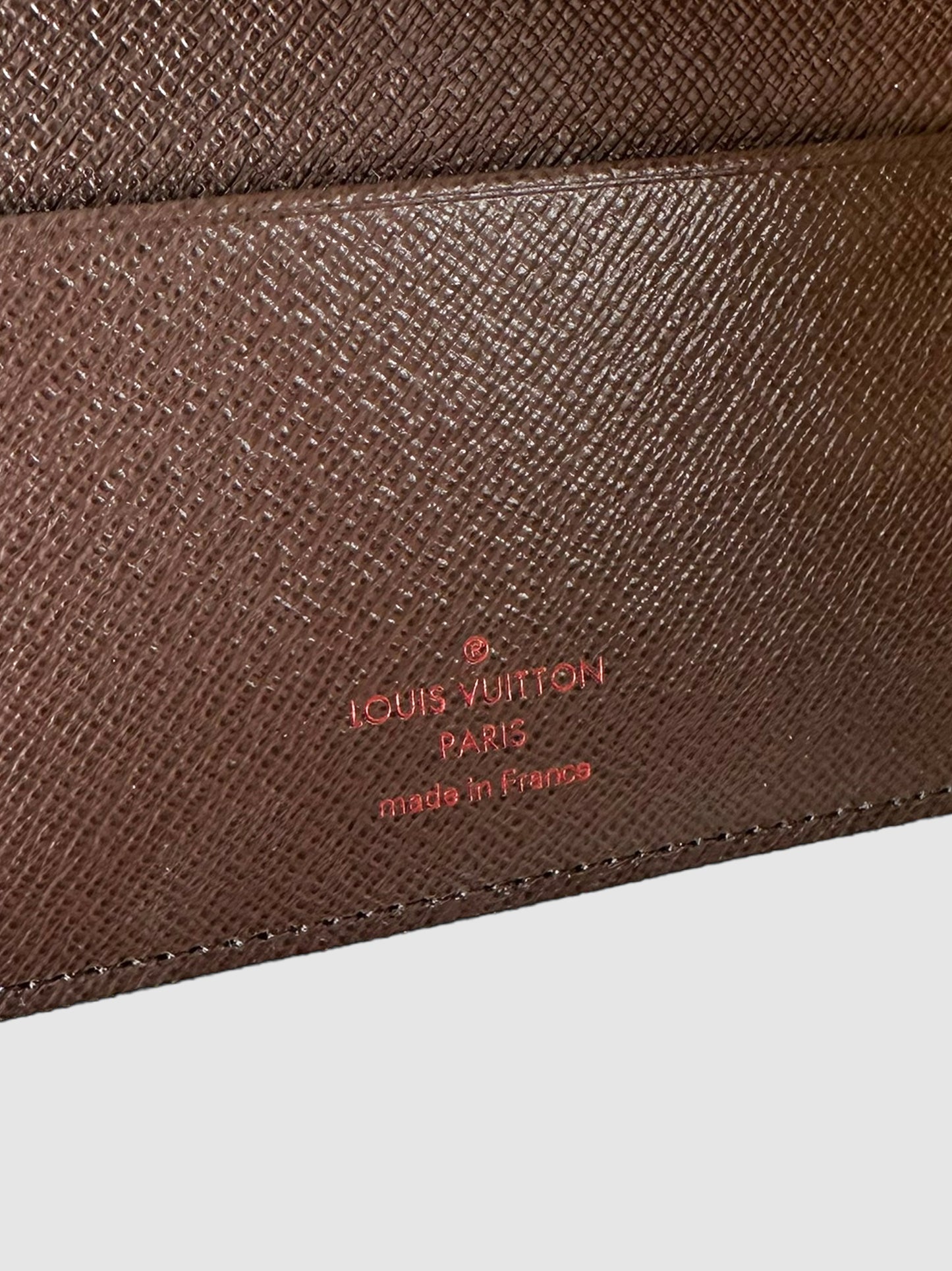 Damier Ebene Small Ring Agenda