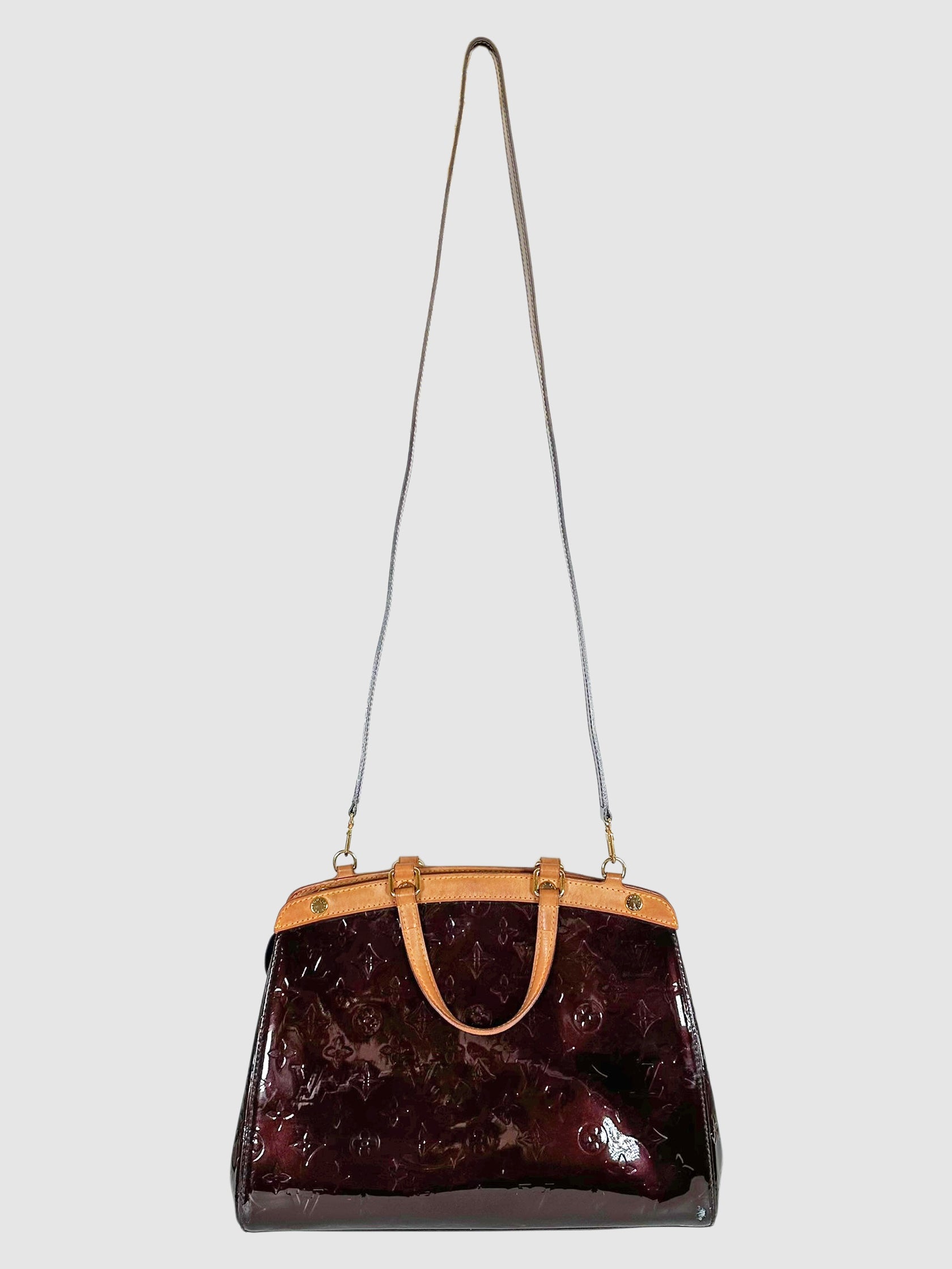 Vernis Monogram Brea MM Bag