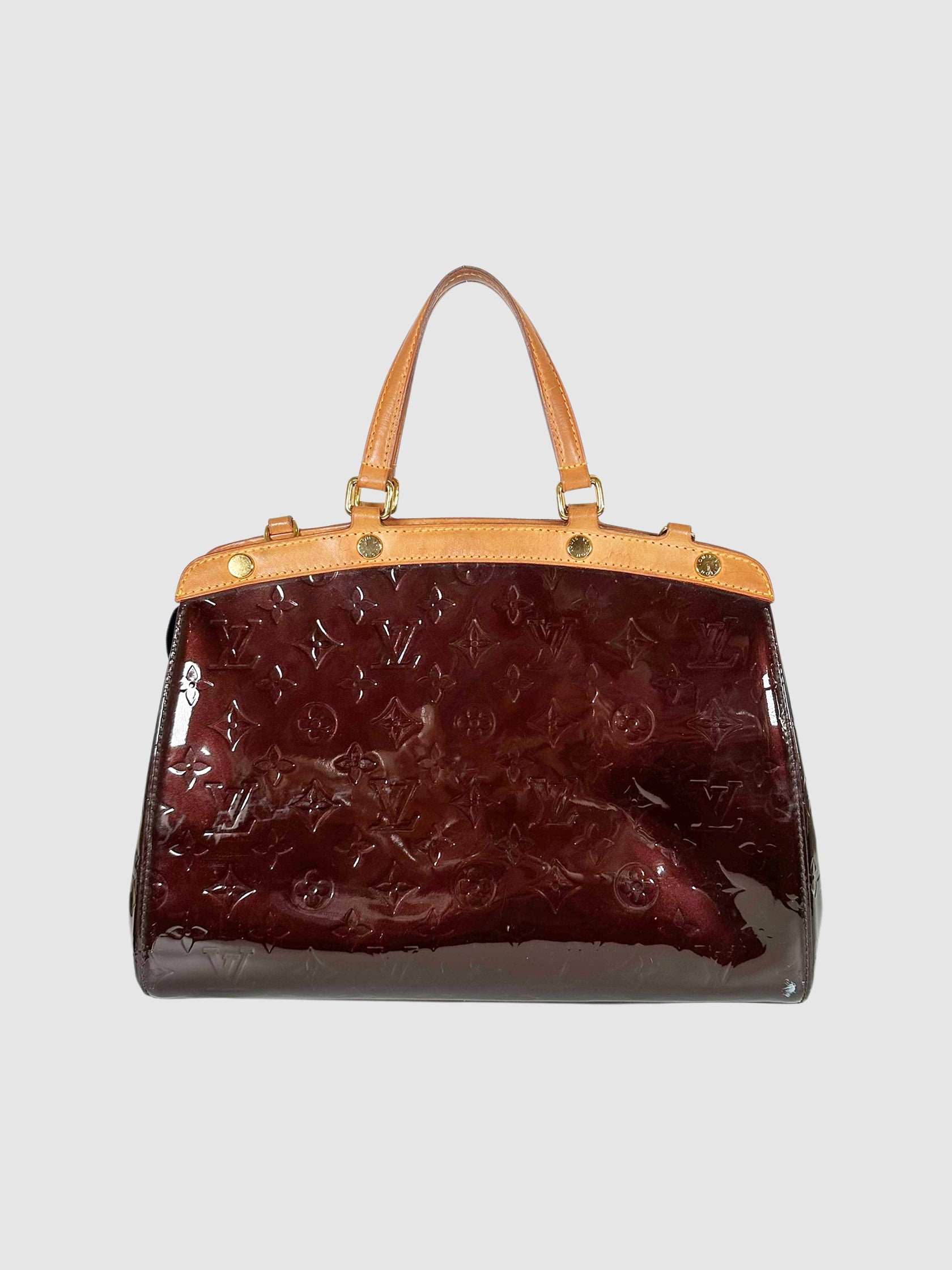 Vernis Monogram Brea MM Bag