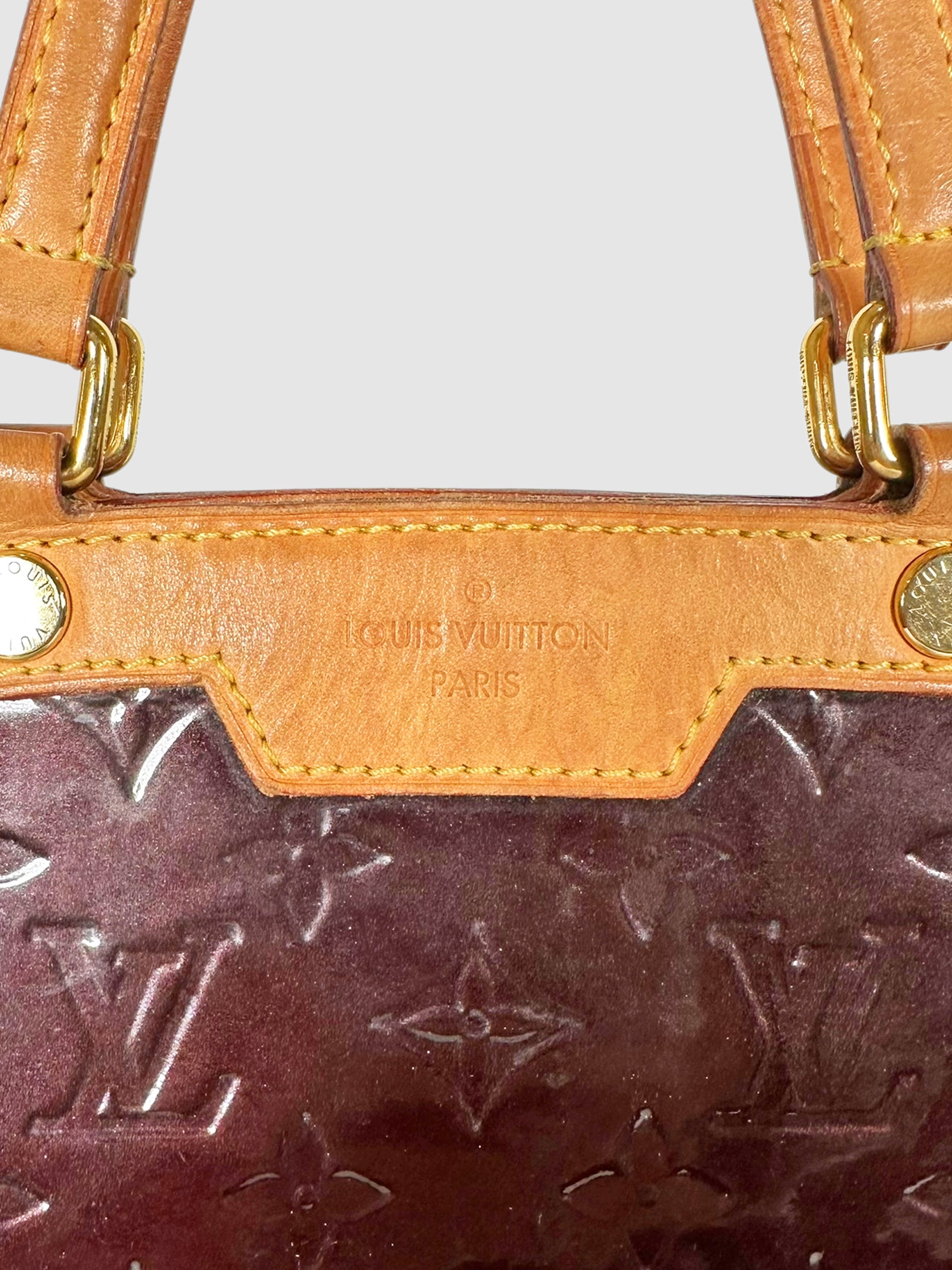 Vernis Monogram Brea MM Bag