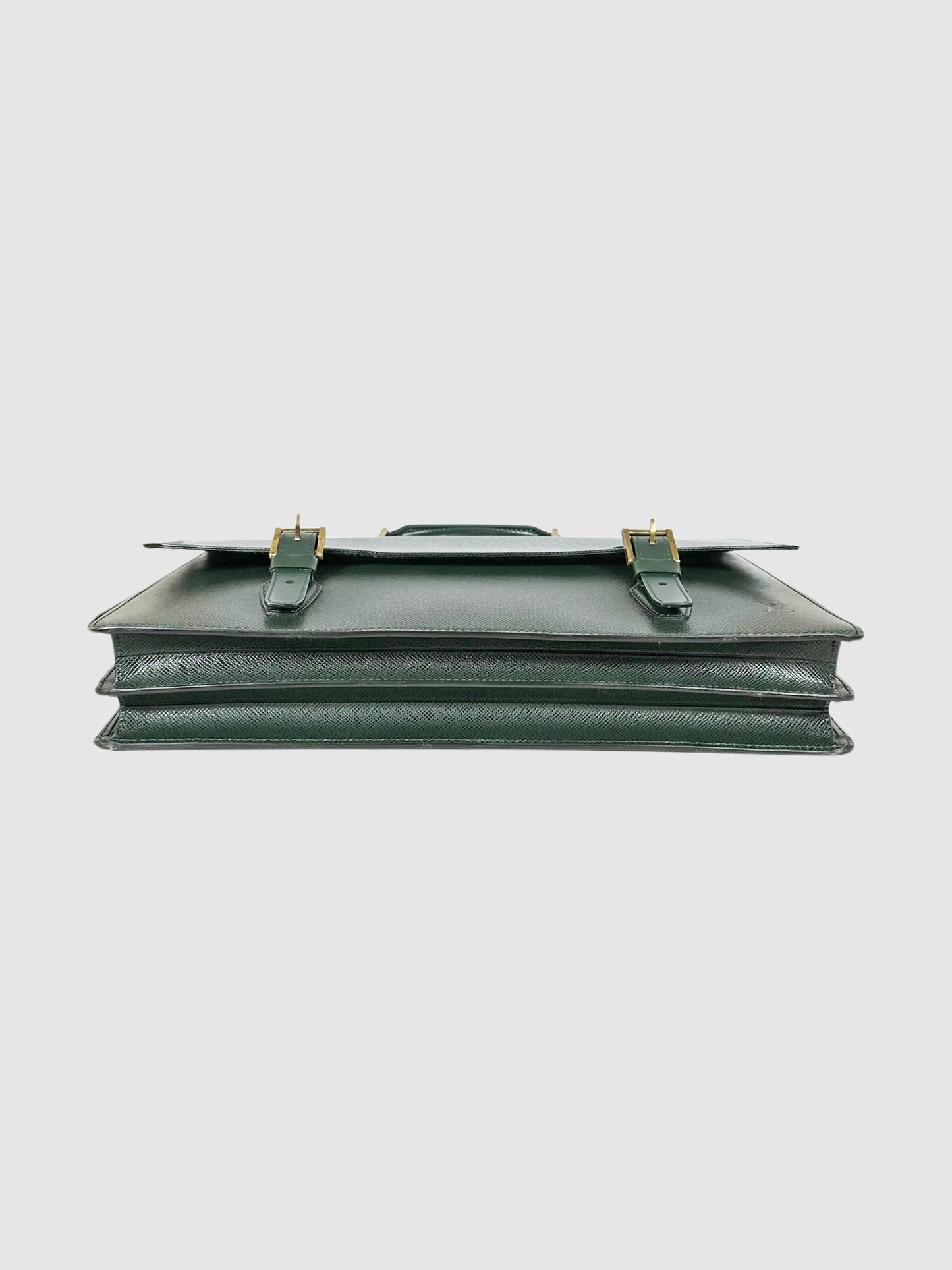 Leather Taiga Tashkent Briefcase