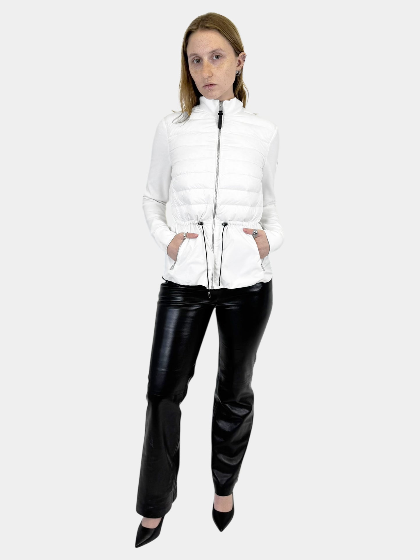 Lightweight Quilted Down Jacket - Size XS