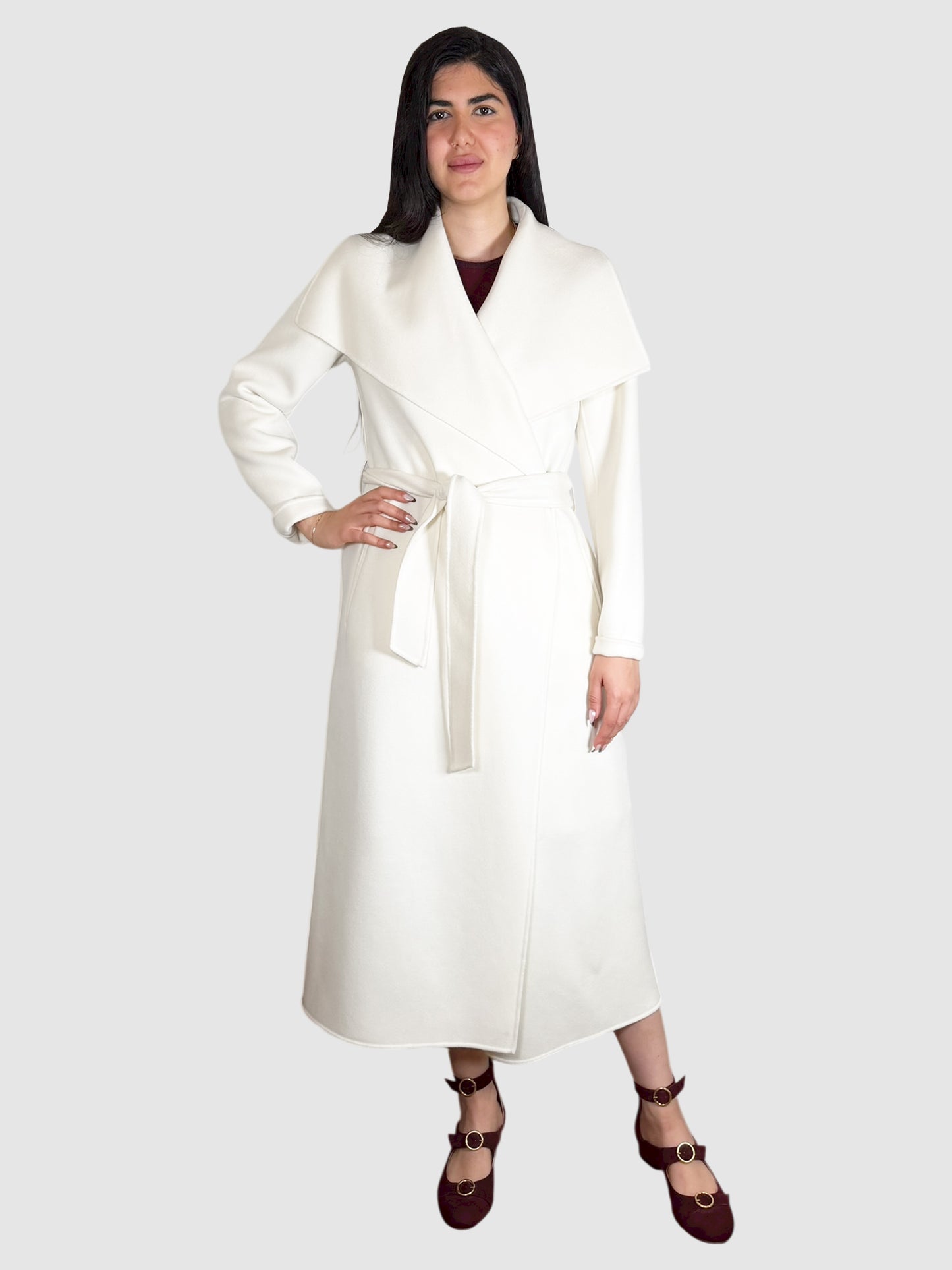 Wool Wrap Coat