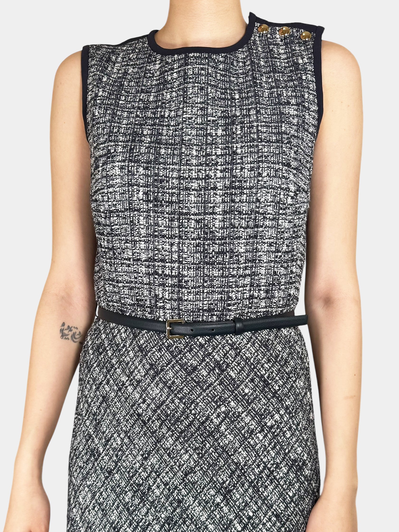 Spadino Tweed Midi Dress