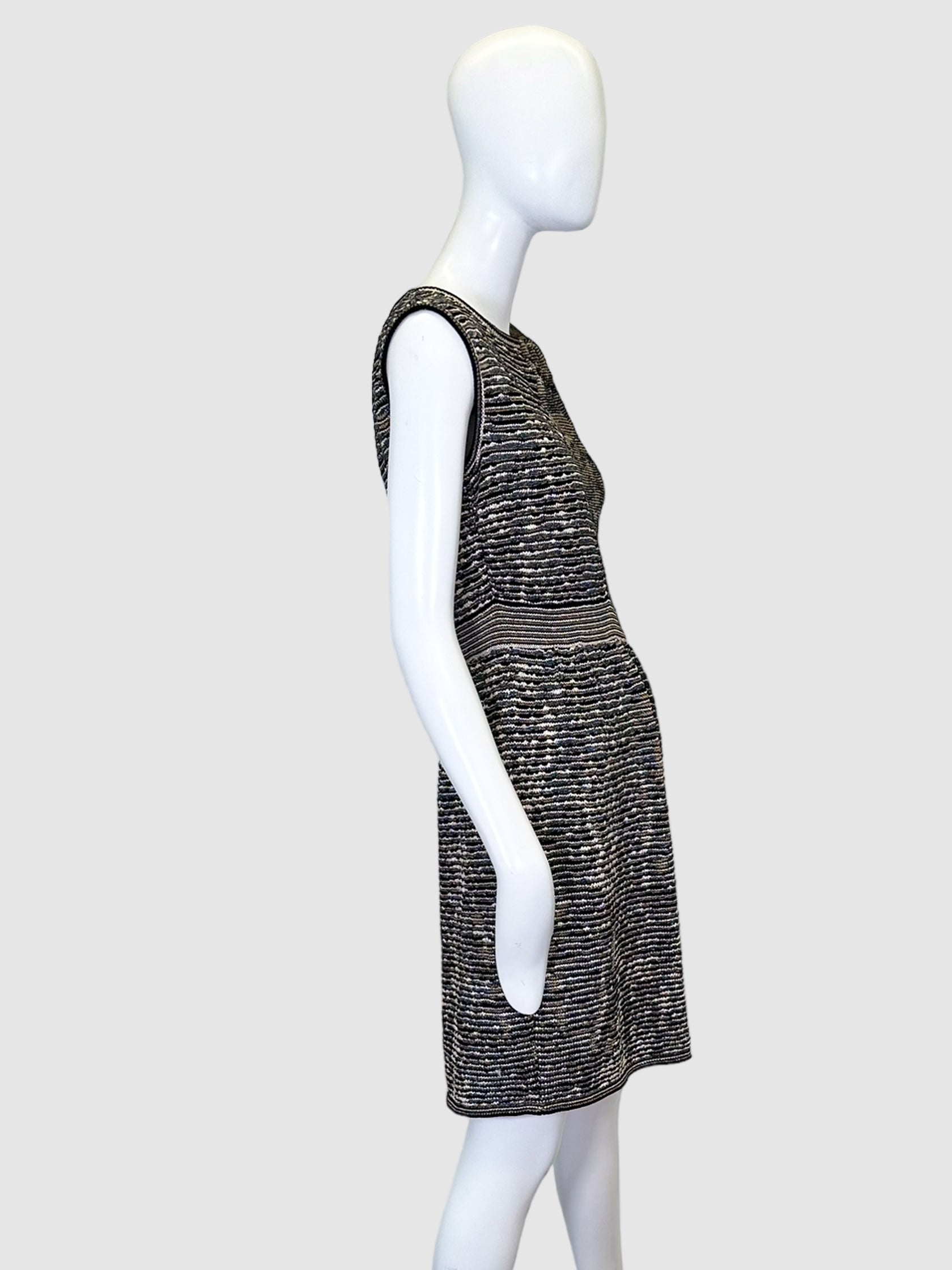 Sparkling Knitted Mini Dress - Size 42