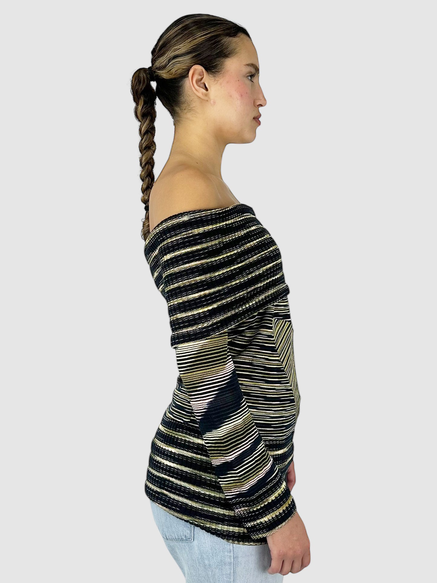 Wool Patterned Top