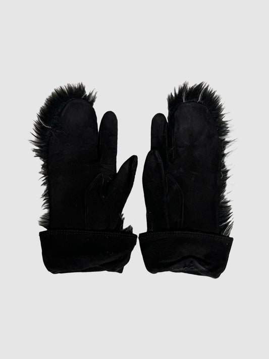 Chanel Suede Gloves - Size 6