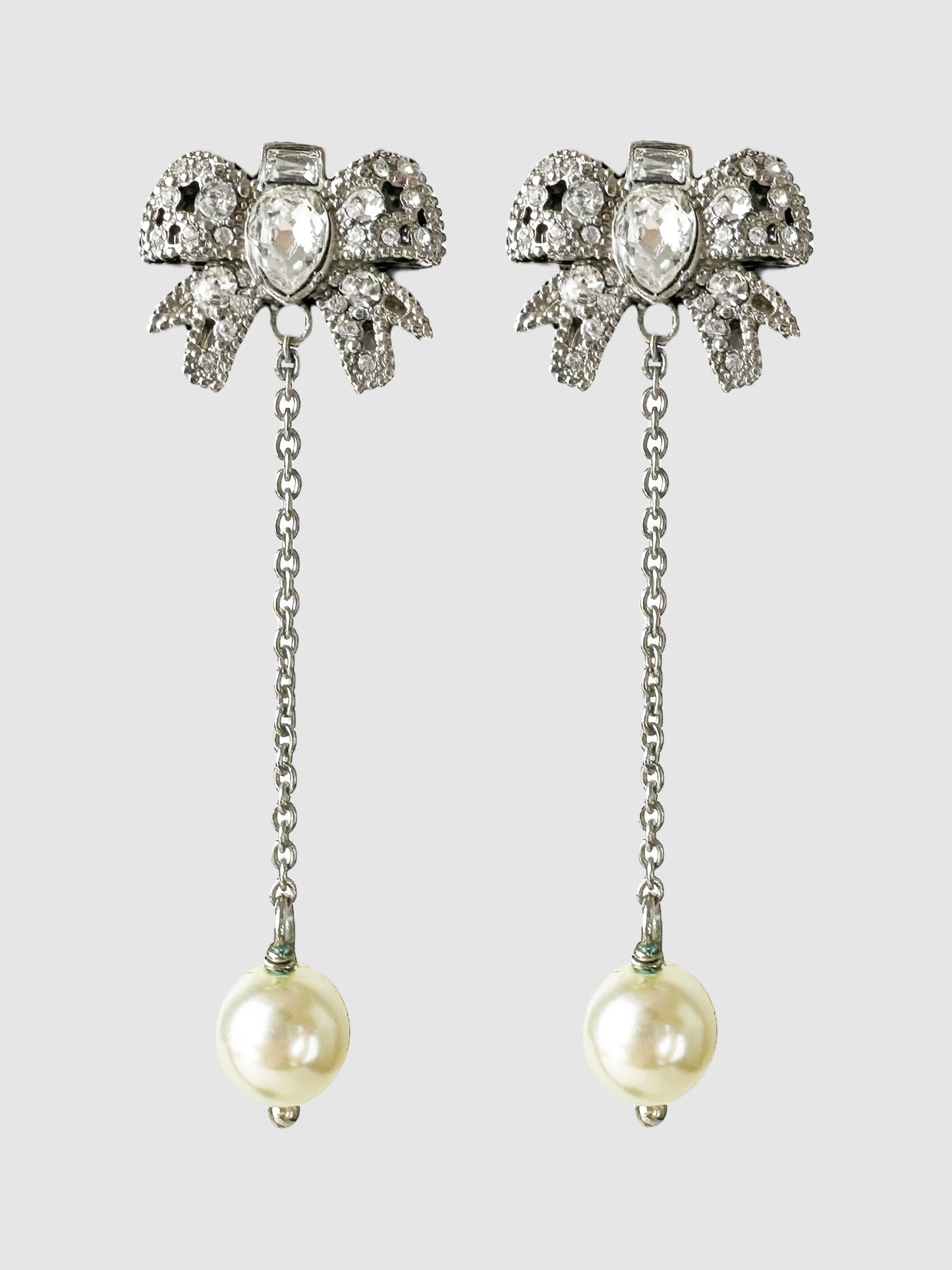 Bow Drop Earrings