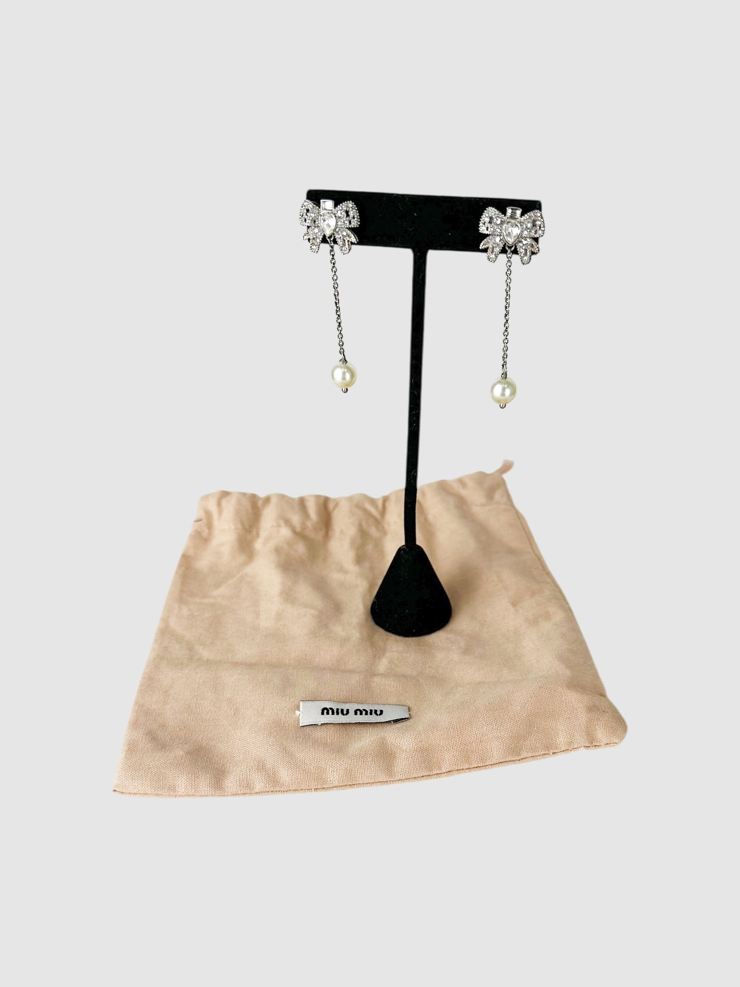 Bow Drop Earrings