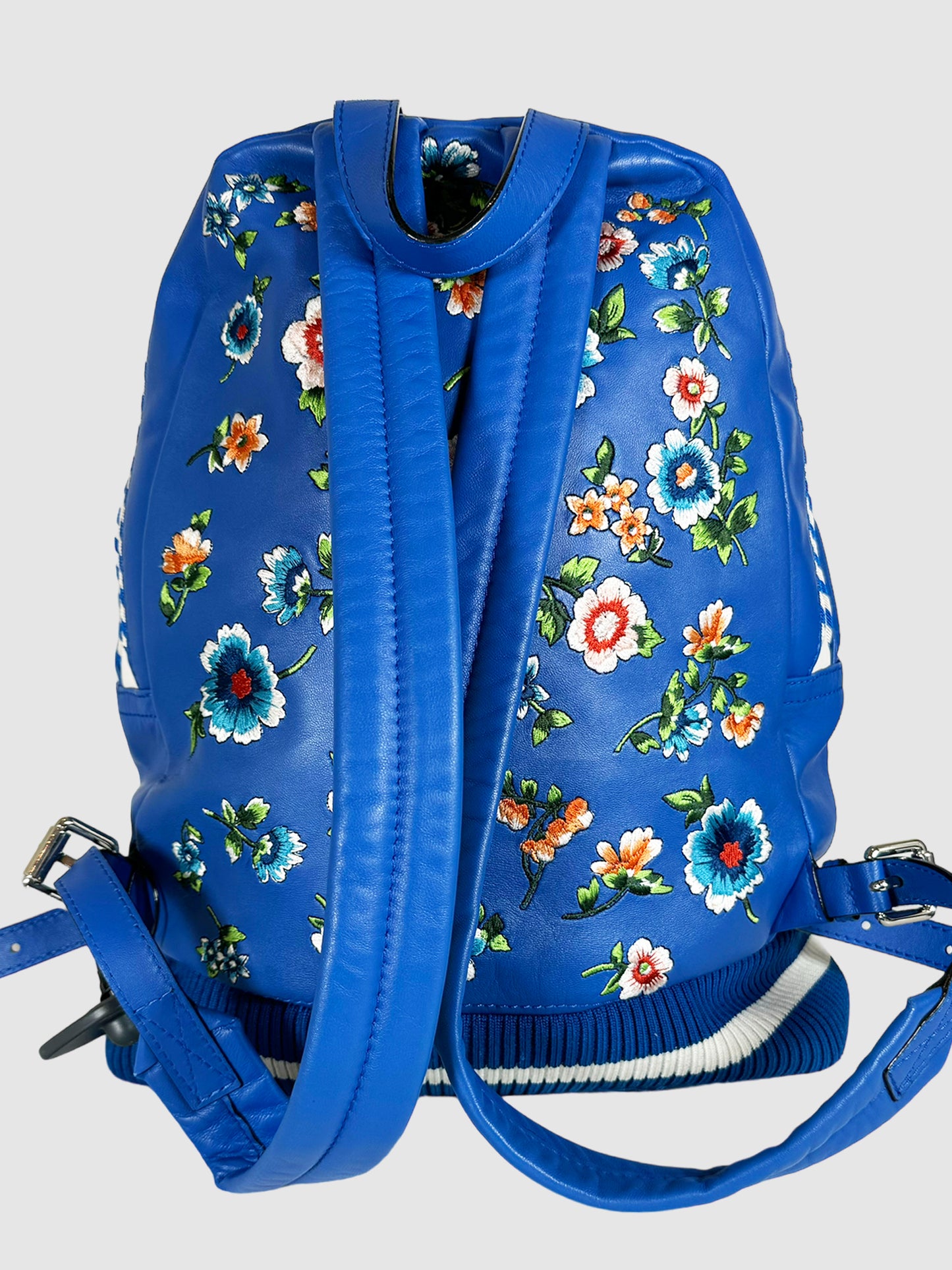 Embroidered Bomber Jacket Backpack