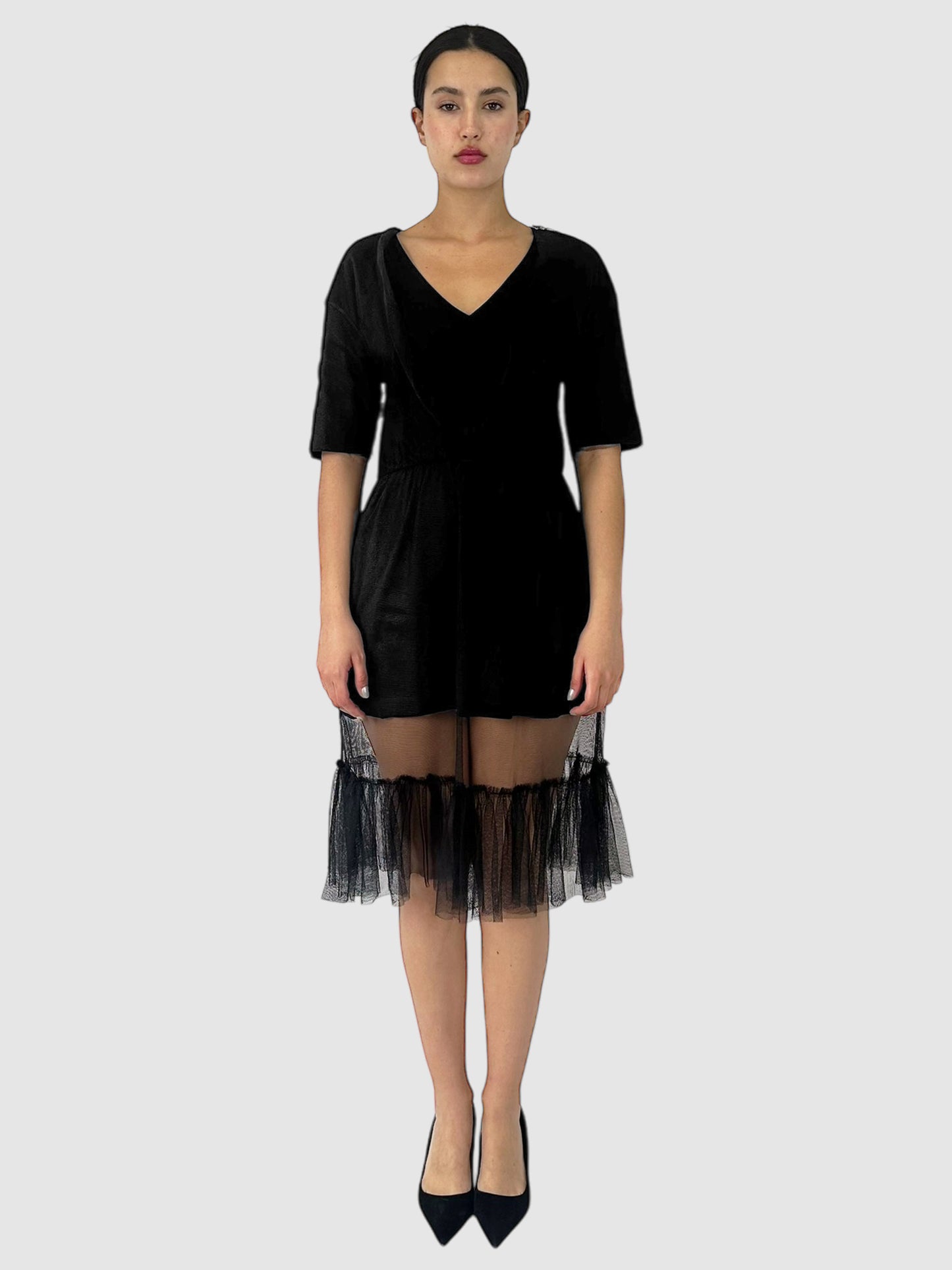 Tulle Hem Dress