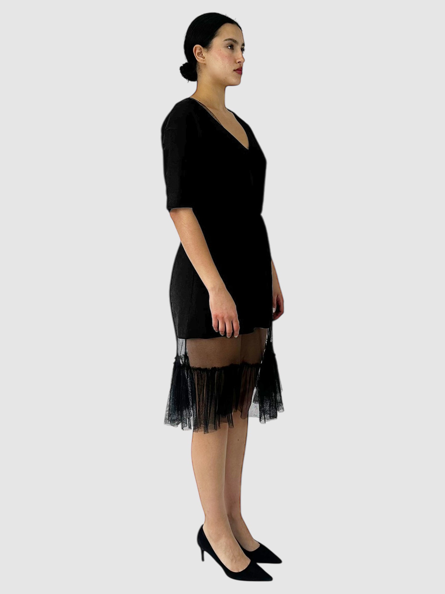 Tulle Hem Dress