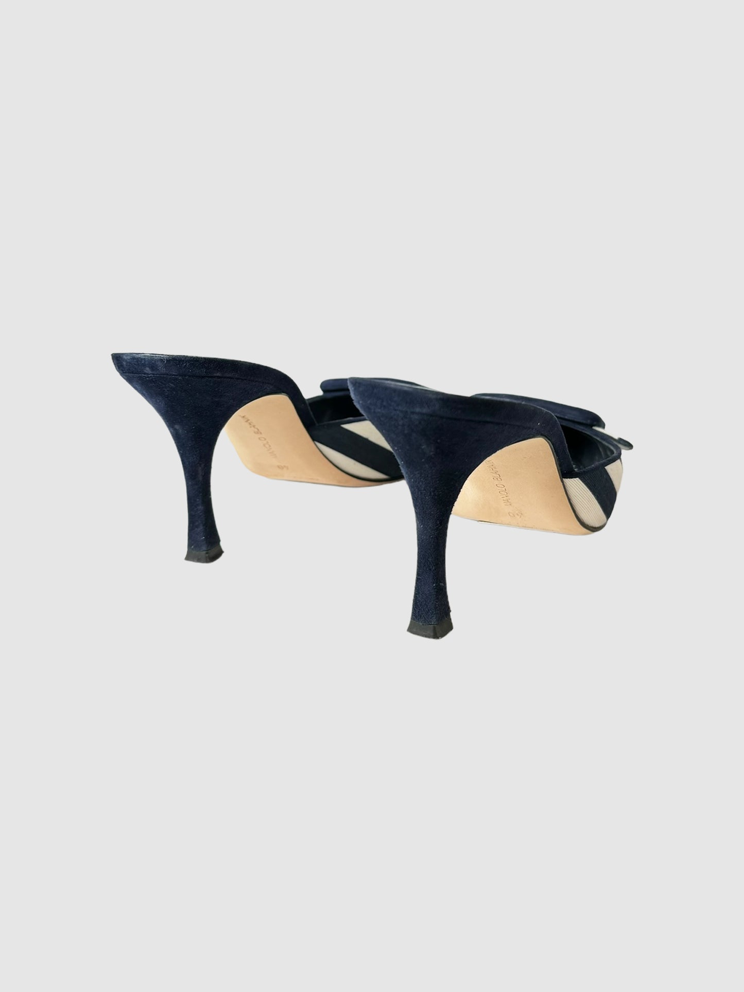 Maysalebi Stripe Mule Pumps- Size 40