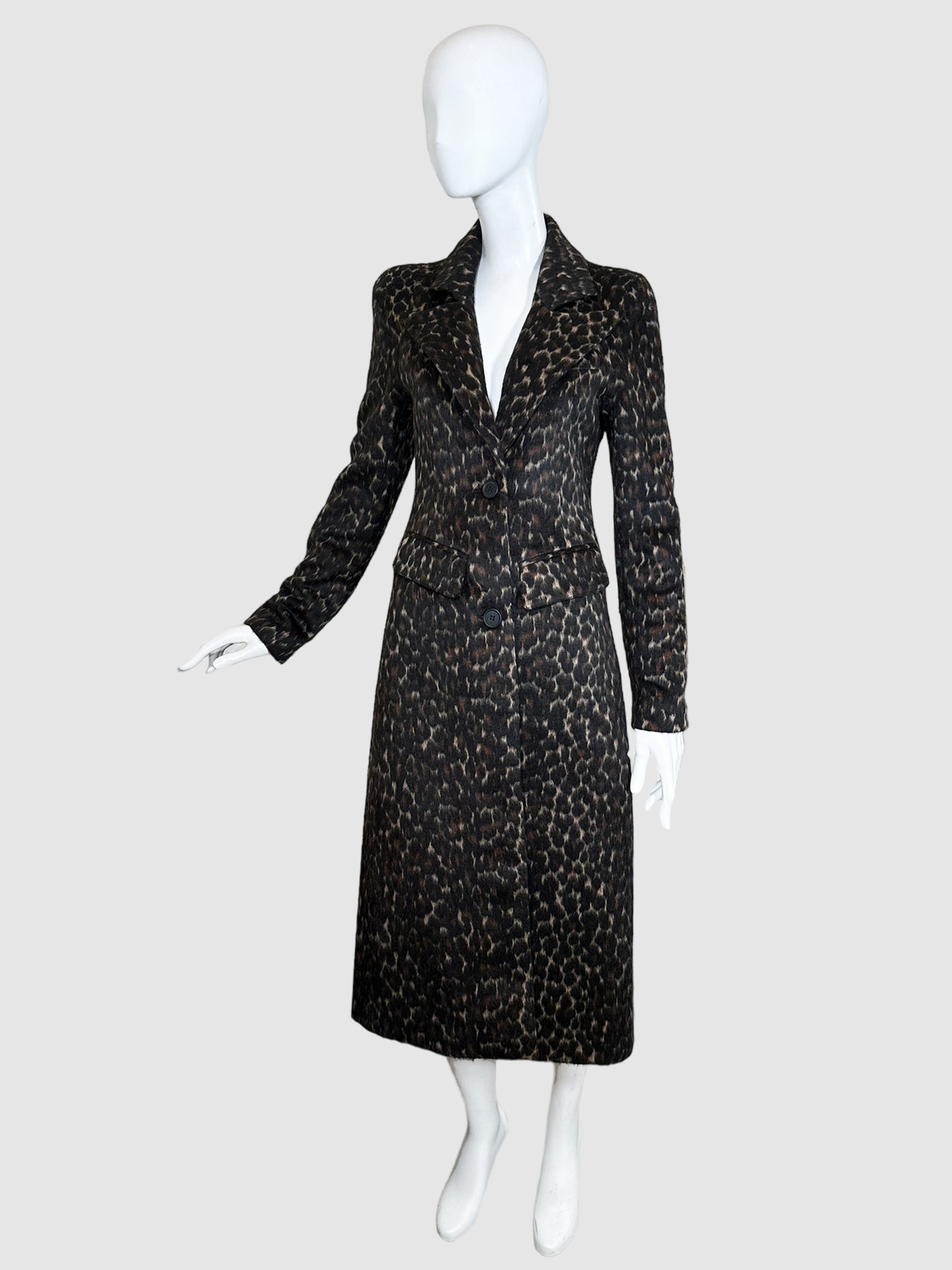 Smythe Animal Print Coat - Size 4